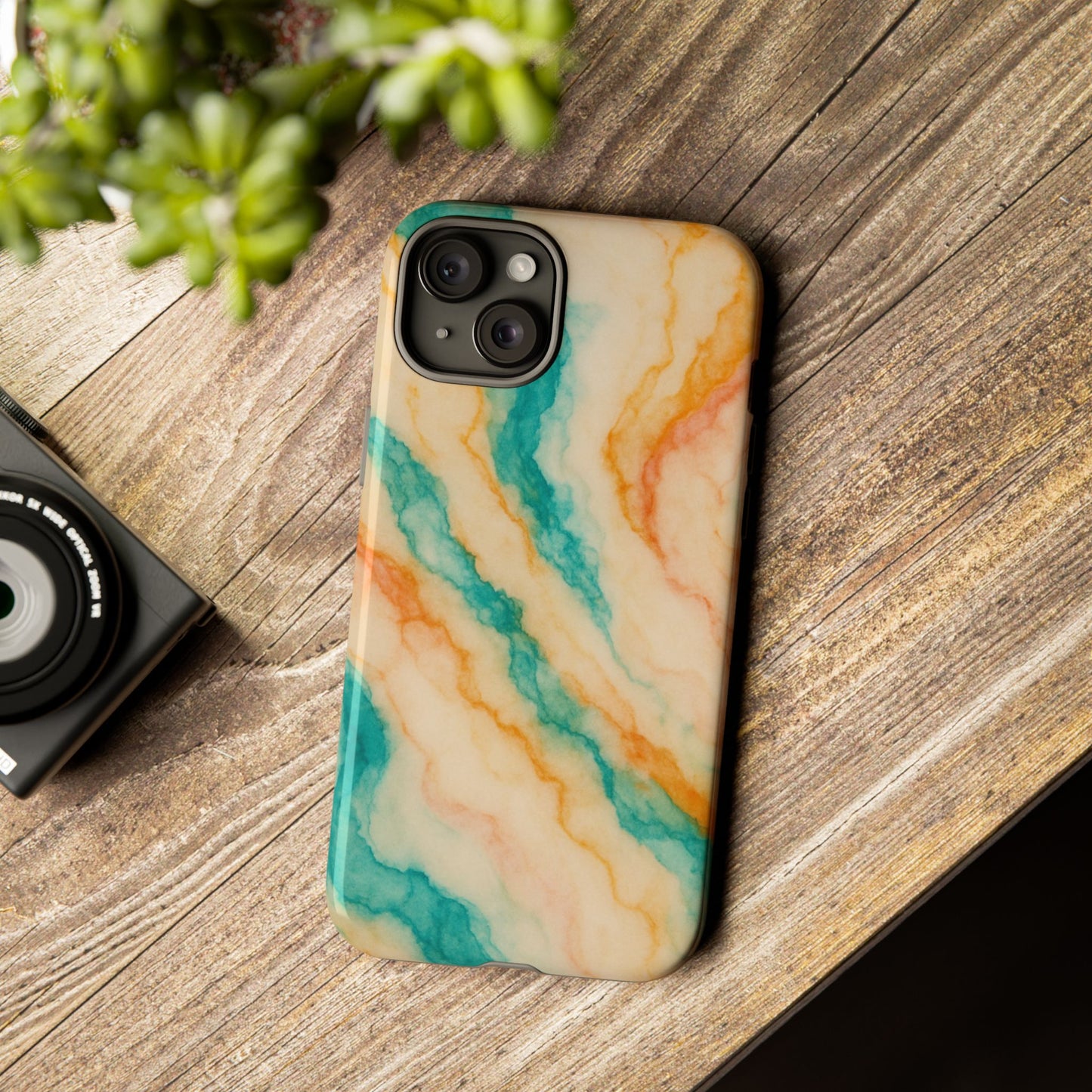 Stylish Phone Case - Tough Cases with Abstract Marble Design, Trendy Accessory, Gift for Her, Protective Case, Unique Phone Cover