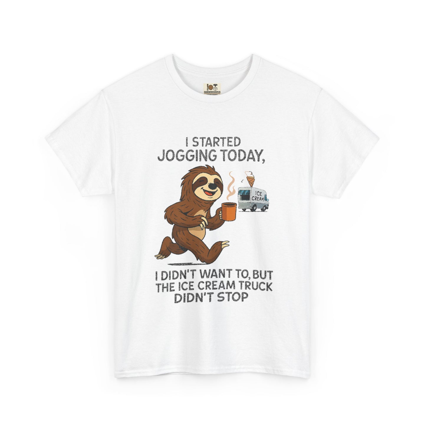 Funny Sloth Jogging T-Shirt | Gift for Exercise Lovers, Animal Humor Tee, Cute Sloth Apparel, Birthday Gift, Casual Wear