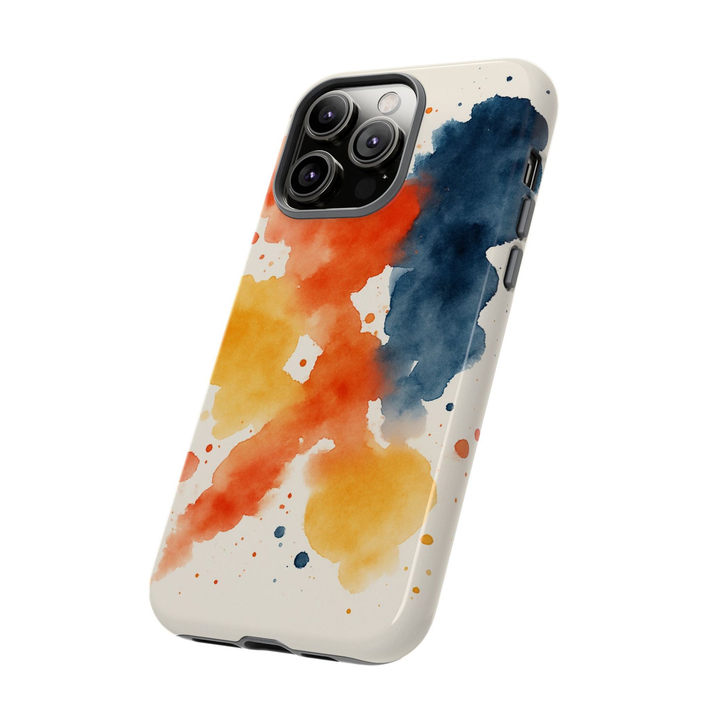 Watercolor Phone Case - Abstract Design, Tough Cases for Men & Women, Stylish Gift, Artistic Accessory for All Occasions