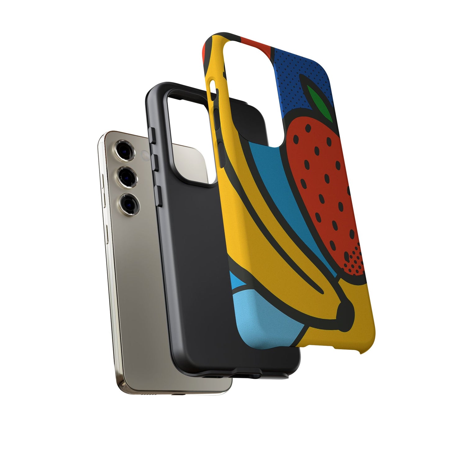 Colorful Fruit Phone Case - Tough Cases - Fun, Vibrant, Unique, Gifts for Friends, Summer Accessories, Trendy Phone Protector