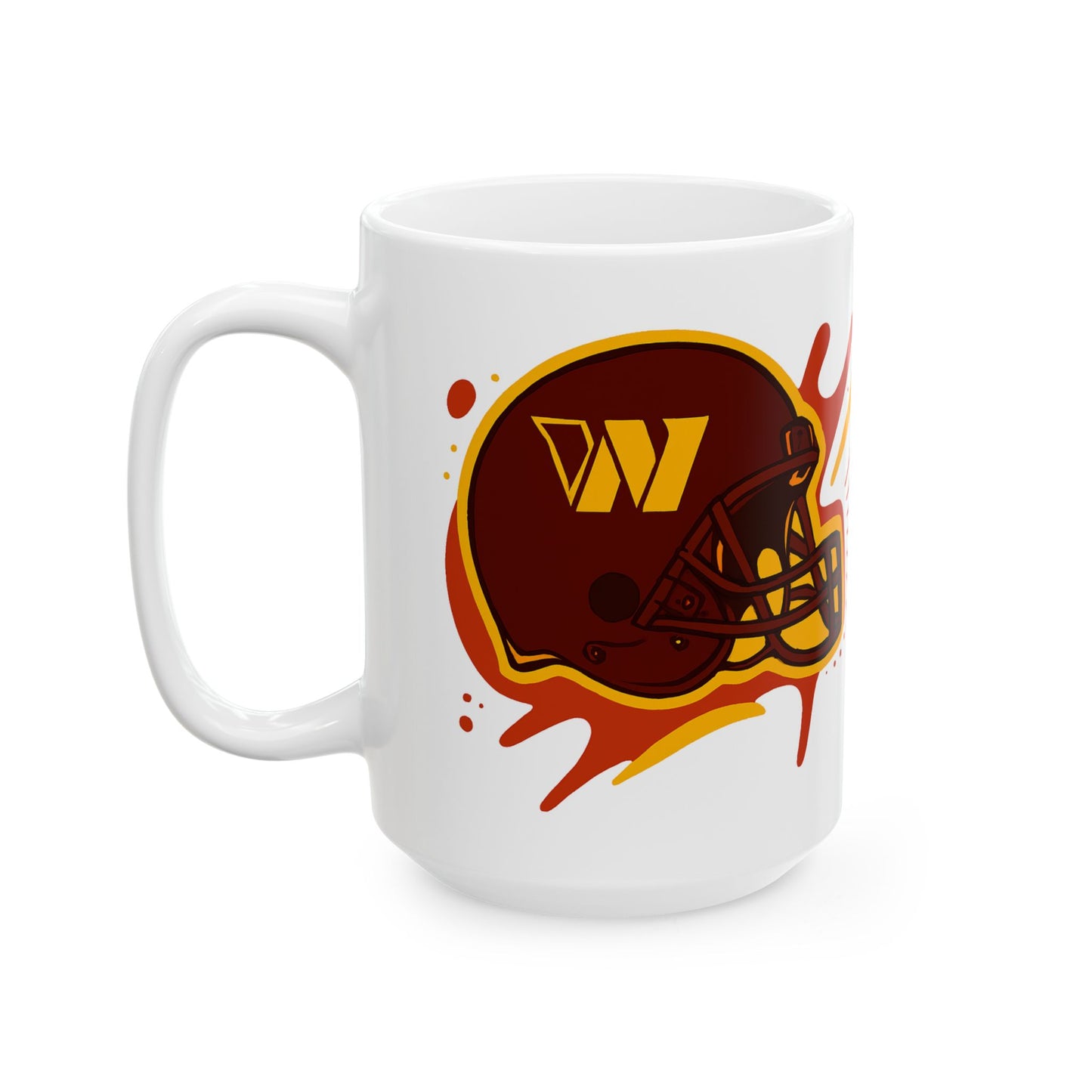 Football-Inspired Ceramic Mug | Perfect for Gametime, Sports Fans, Gifts, Home Decor, Coffee Lover