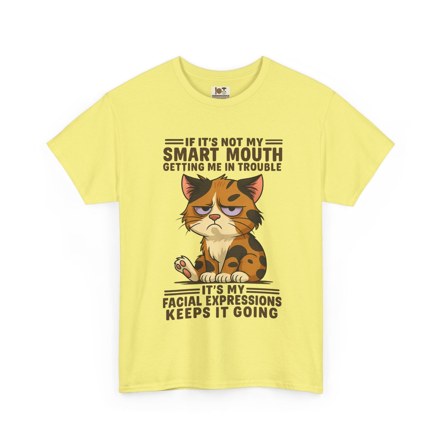 Sassy Cat Quote Tee, Funny Animal Shirt, Unisex Cotton T-Shirt, Gift for Cat Lovers, Humor Apparel, Cute Pet Theme
