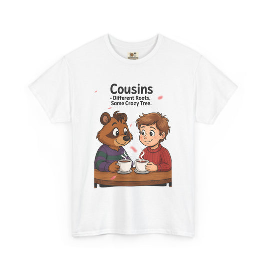 Cousins Coffee Tee - Cute Graphic T-Shirt for Family, Cousins Gift, Funny Tee, Casual Wear, Birthday Gift
