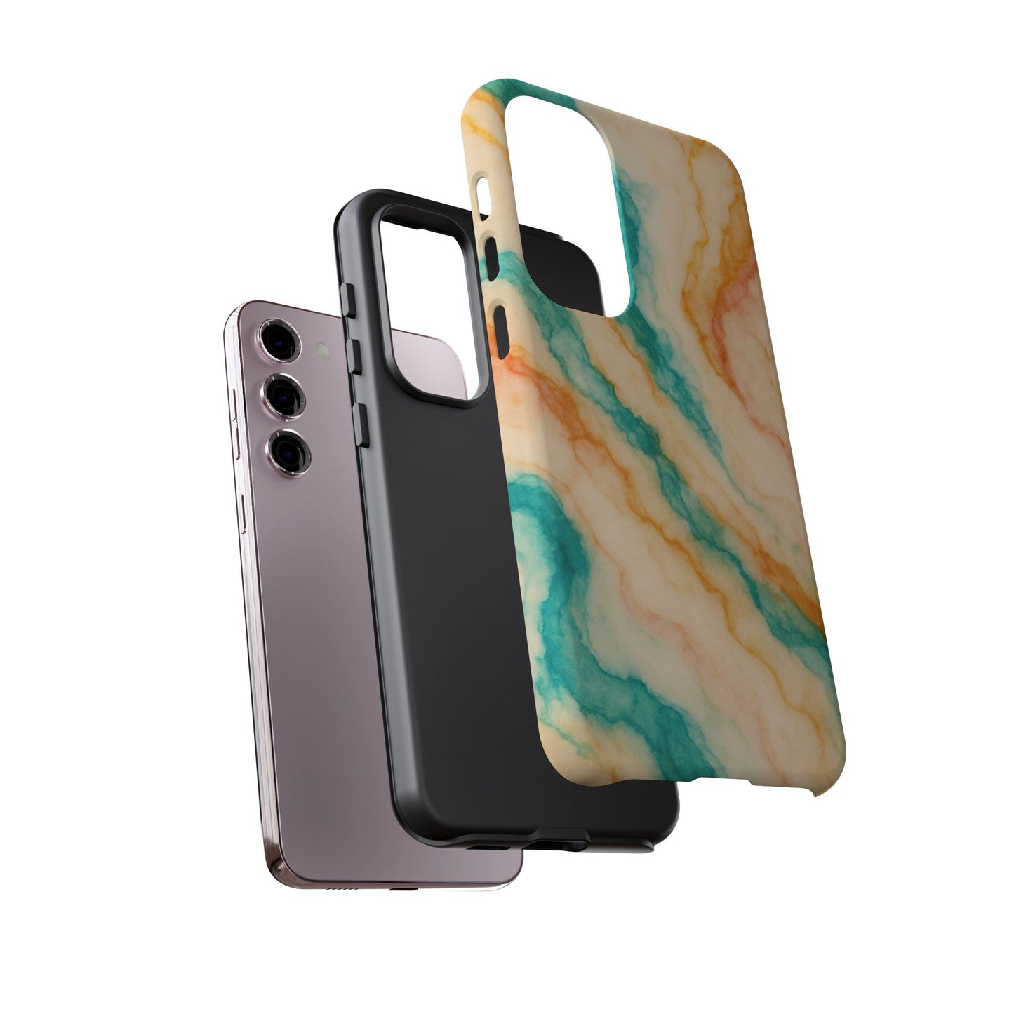 Stylish Phone Case - Tough Cases with Abstract Marble Design, Trendy Accessory, Gift for Her, Protective Case, Unique Phone Cover