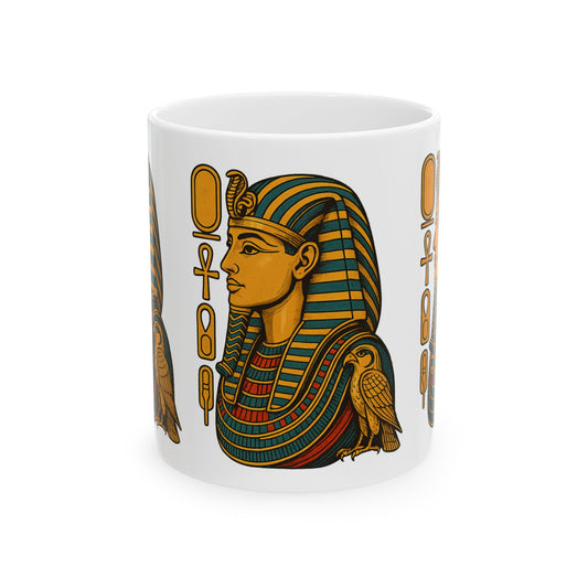 Ancient Egypt-Inspired Ceramic Mug, Unique Gift for History Lovers, Decorative Coffee Cup for Home or Office, Perfect for Birthdays, [...]