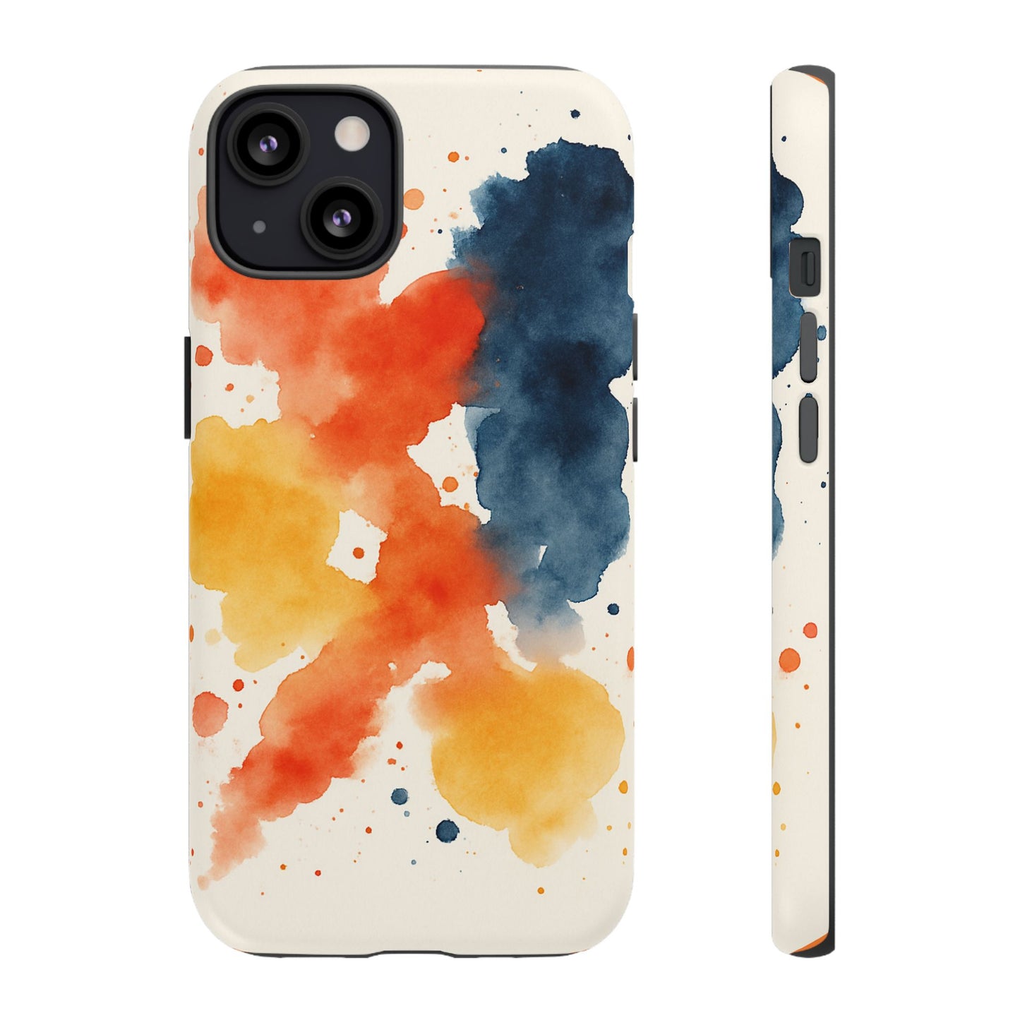 Watercolor Phone Case - Abstract Design, Tough Cases for Men & Women, Stylish Gift, Artistic Accessory for All Occasions