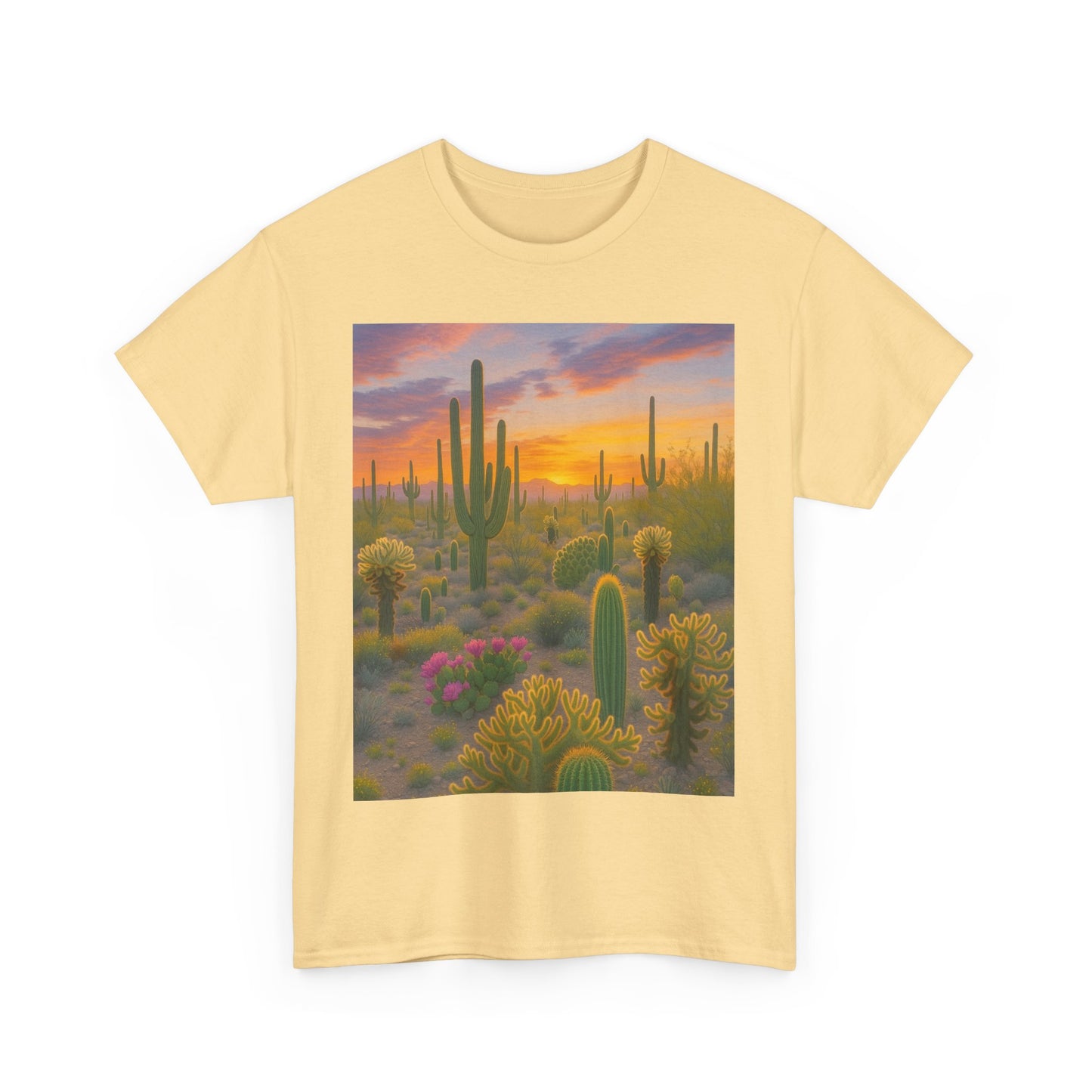 Desert Sunset Unisex Tee, Boho Style Shirt, Nature Lover Gift, Cactus [...]