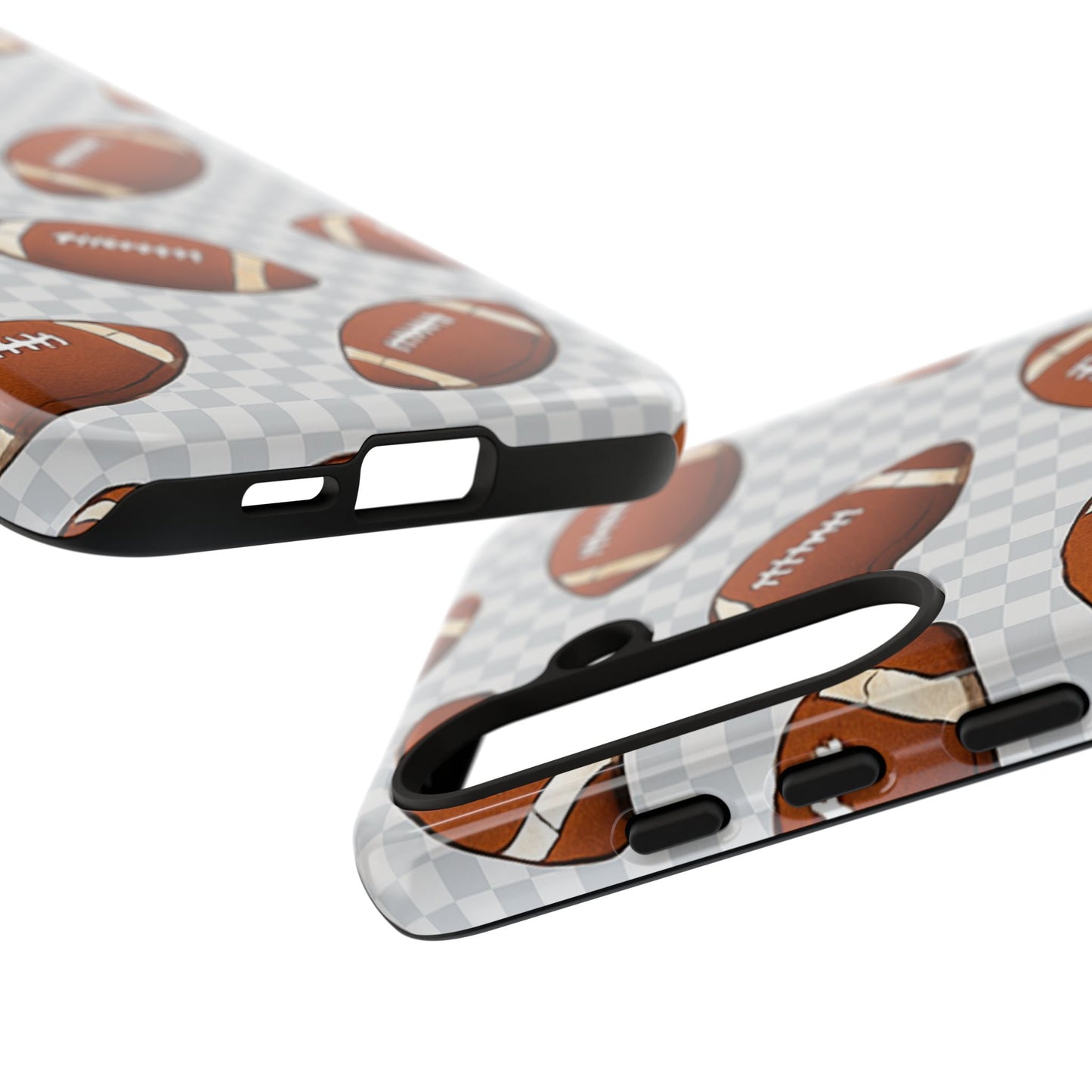 Football Phone Case, Tough Cases for Sports Fans, Unique Gift for Football Lovers, Protective Decor, Athletic Accessories