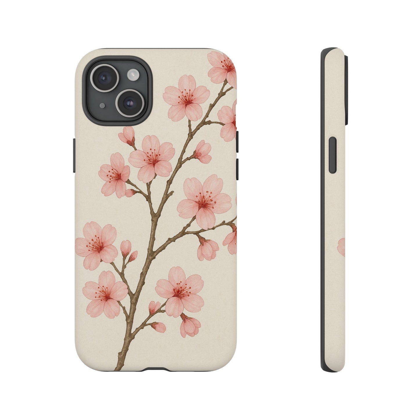 Cherry Blossom Phone Case, Floral Phone Cover, Tough Case for Gifts, Spring Decor, Cute Tech Accessories, Nature Lover's Gift