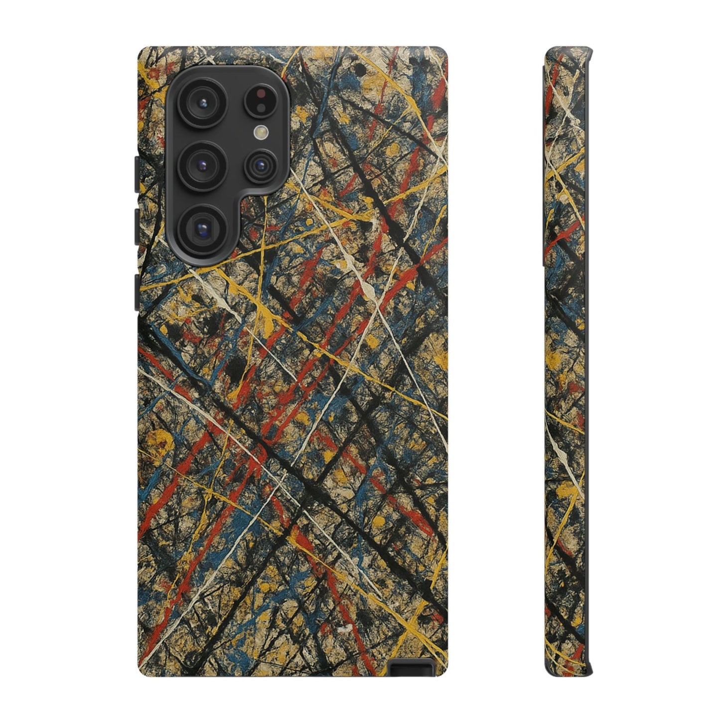 Tough Cases Phone Case - Bold Abstract Design, Stylish Mobile Cover, Unique Gift for Him/Her, Durable Accessory, Trendy Protection