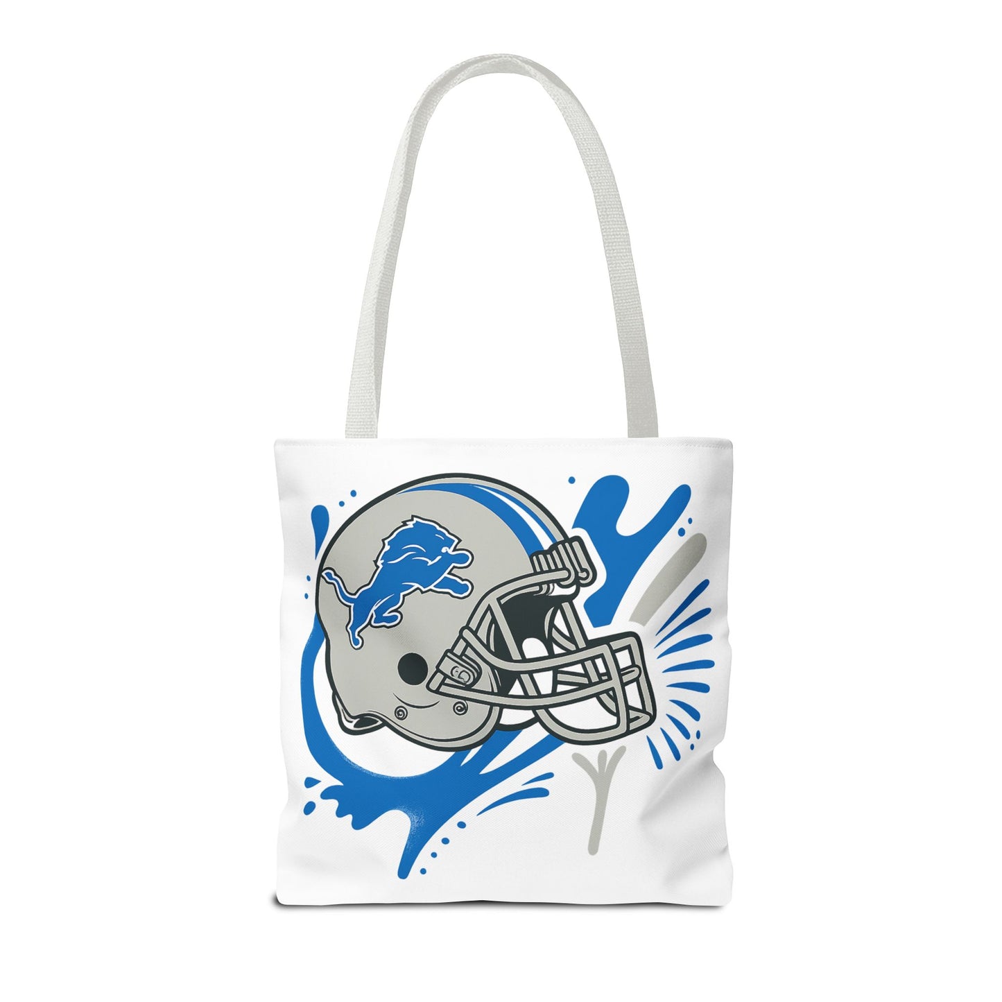 Sporty Tote Bag, Floral Football Tote, Game Day Bag, NFL Team Spirit Bag, Birthday Gift for Sports Fans, Everyday Use Bag