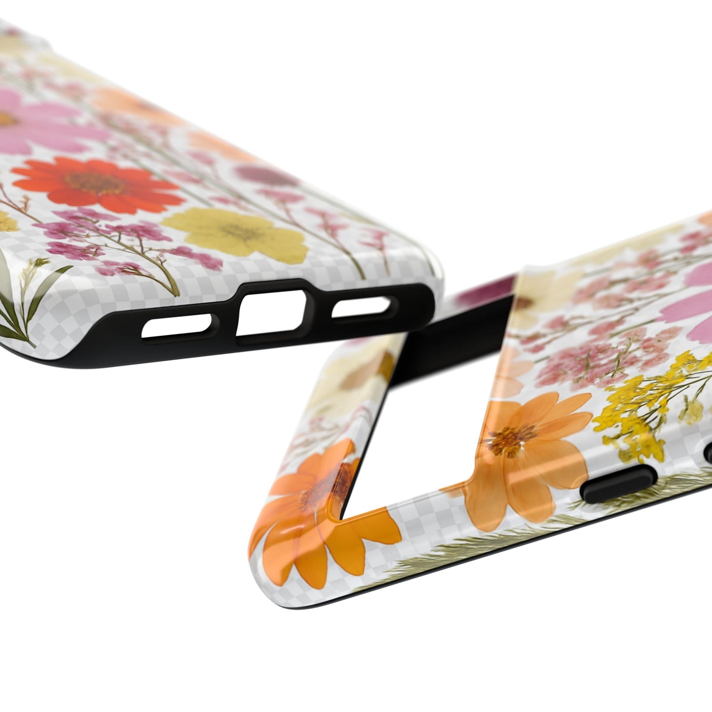 Floral Phone Case - Tough Cases, Stylish Protective Cover, Flower Design, Trendy Gift, Nature Lover Accessory, DRIED FLOWERS