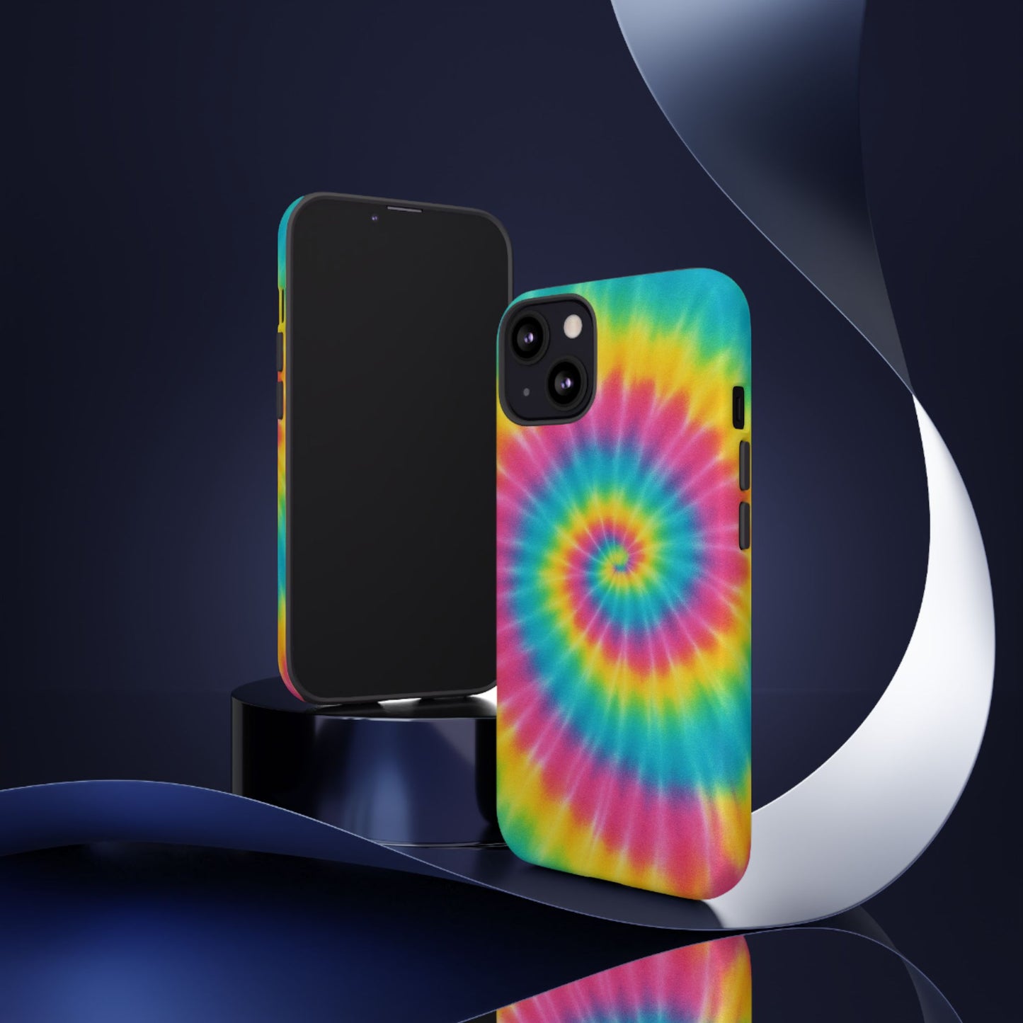 Colorful Tie-Dye Phone Case, Vibrant Phone Cover, Boho Style Accessory, Gift for Teens, Trendy Phone Accessories