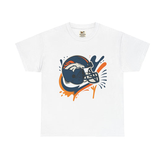 Denver Broncos Heavy Cotton Tee, Sports Team Shirt, Game Day Apparel, Unisex T-Shirt, Football Fan Gift, Denver Merchandise