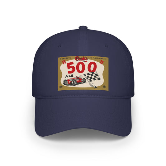 Vintage Racing Low Profile Baseball Cap, Casual Hat, Race Day Accessory, Gift for Car Enthusiasts, Sports Fan Merchandise