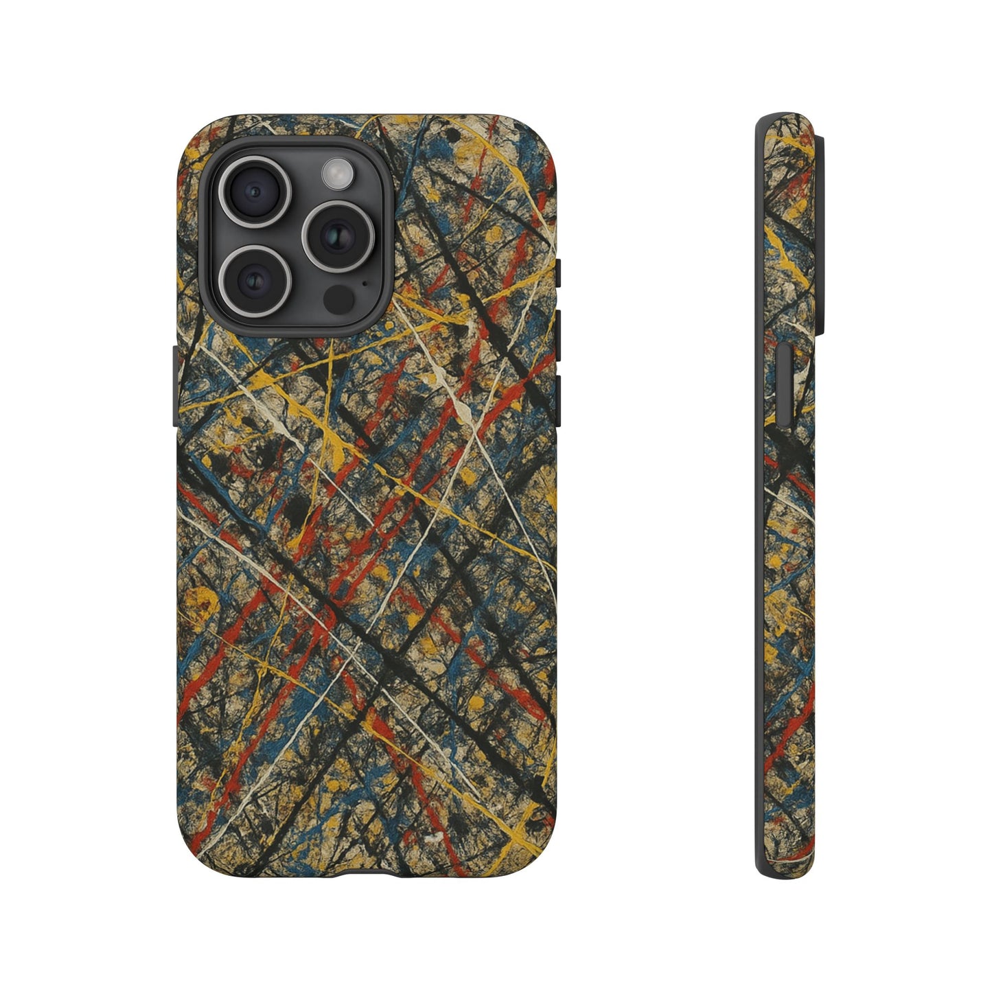 Tough Cases Phone Case - Bold Abstract Design, Stylish Mobile Cover, Unique Gift for Him/Her, Durable Accessory, Trendy Protection
