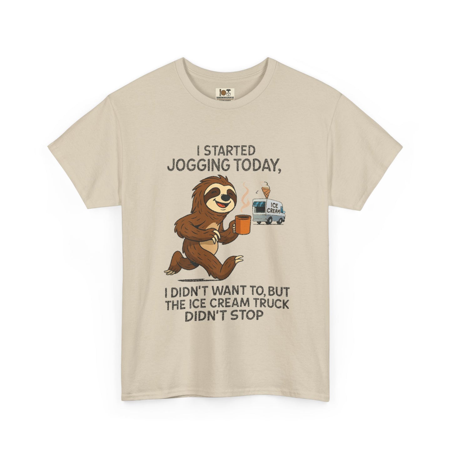 Funny Sloth Jogging T-Shirt | Gift for Exercise Lovers, Animal Humor Tee, Cute Sloth Apparel, Birthday Gift, Casual Wear