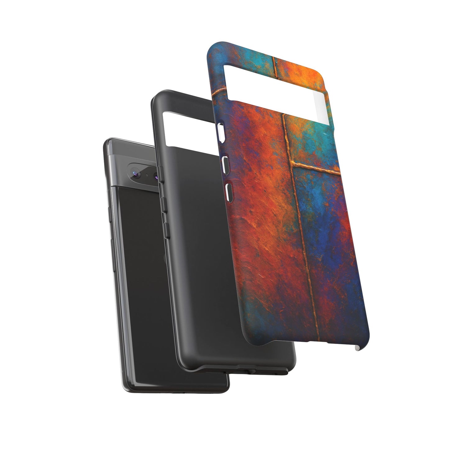Vibrant Phone Case, Colorful Tough Case Cover, Artistic Phone Protector, Unique Smartphone Accessories, Gift for Tech Lovers
