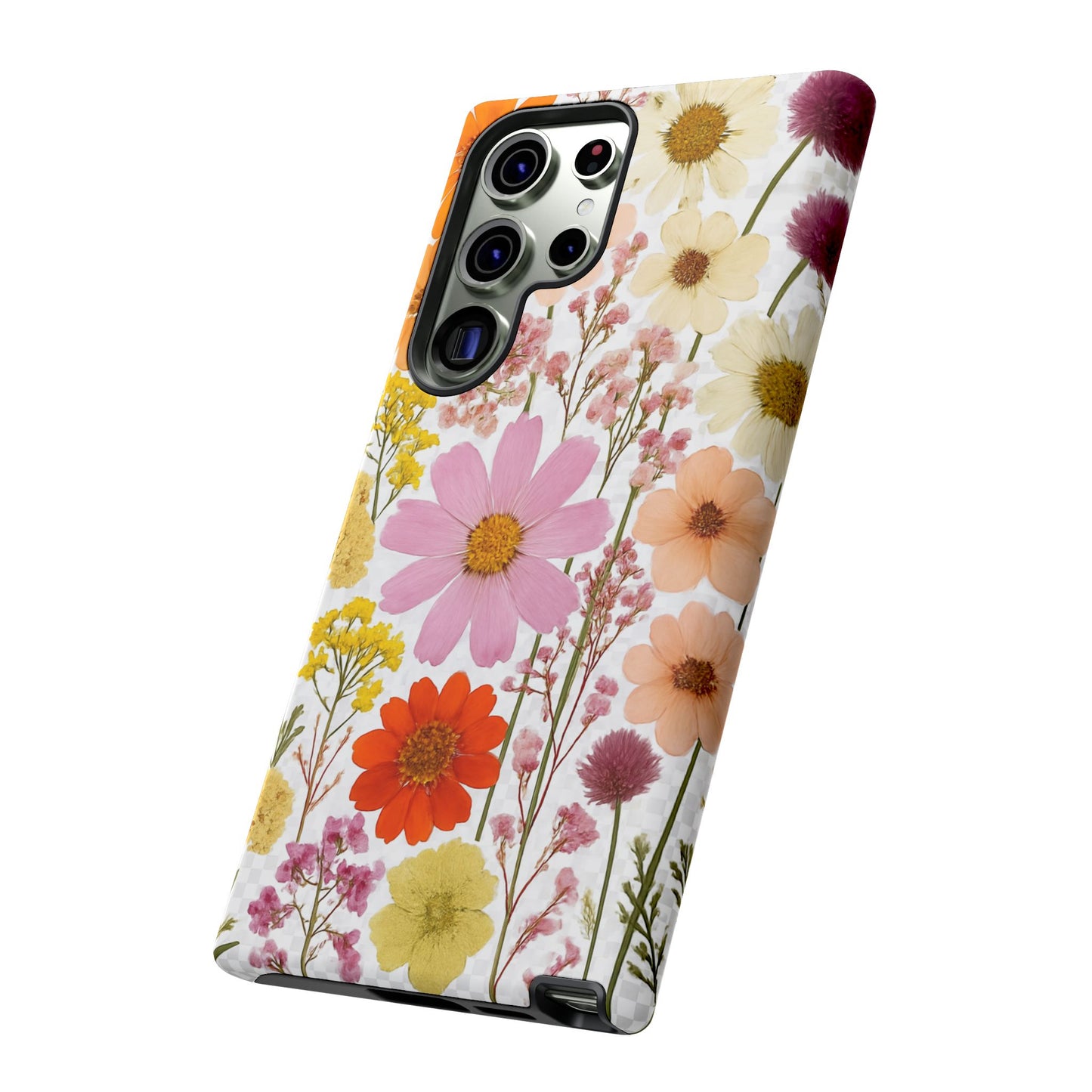 Floral Phone Case - Tough Cases, Stylish Protective Cover, Flower Design, Trendy Gift, Nature Lover Accessory, DRIED FLOWERS