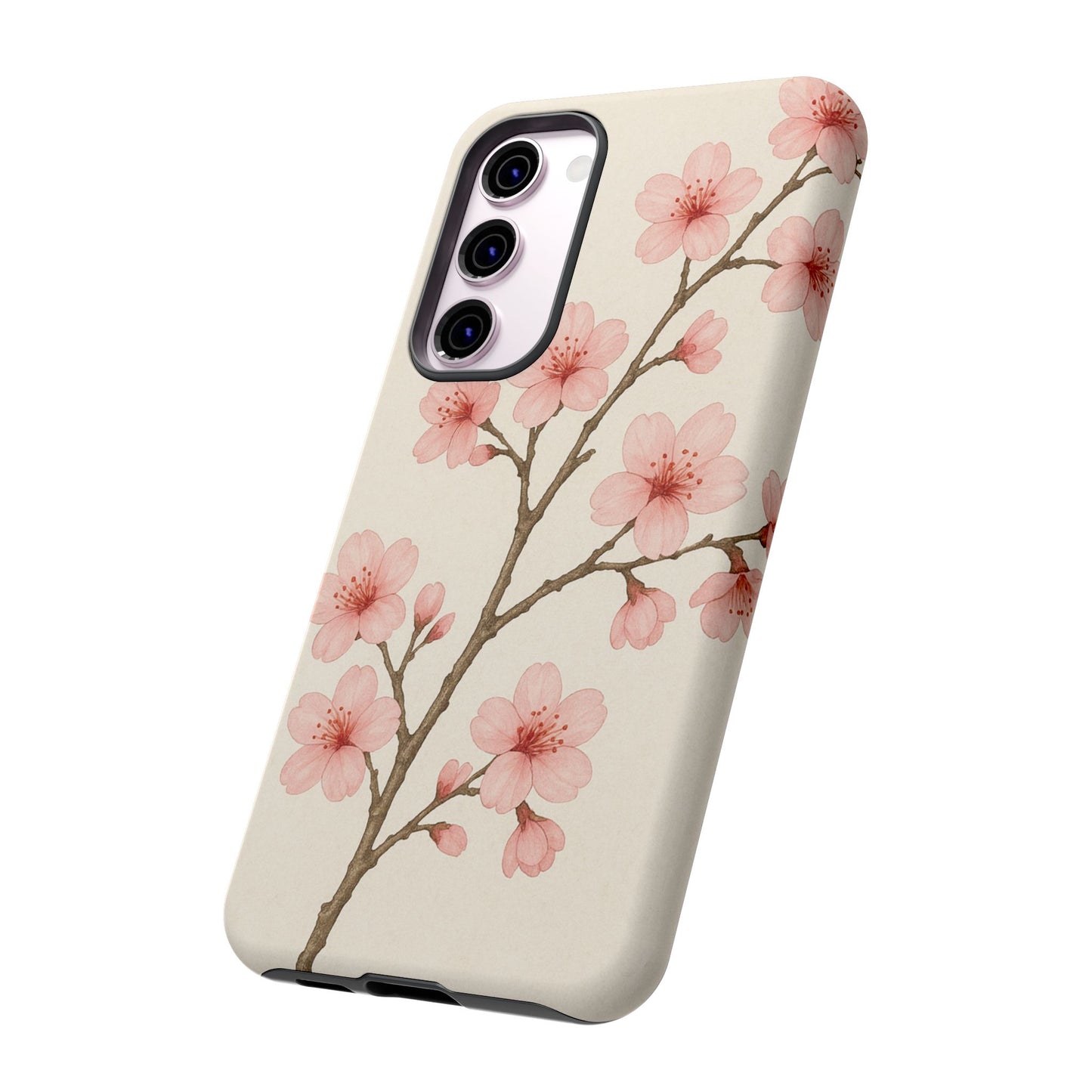 Cherry Blossom Phone Case, Floral Phone Cover, Tough Case for Gifts, Spring Decor, Cute Tech Accessories, Nature Lover's Gift
