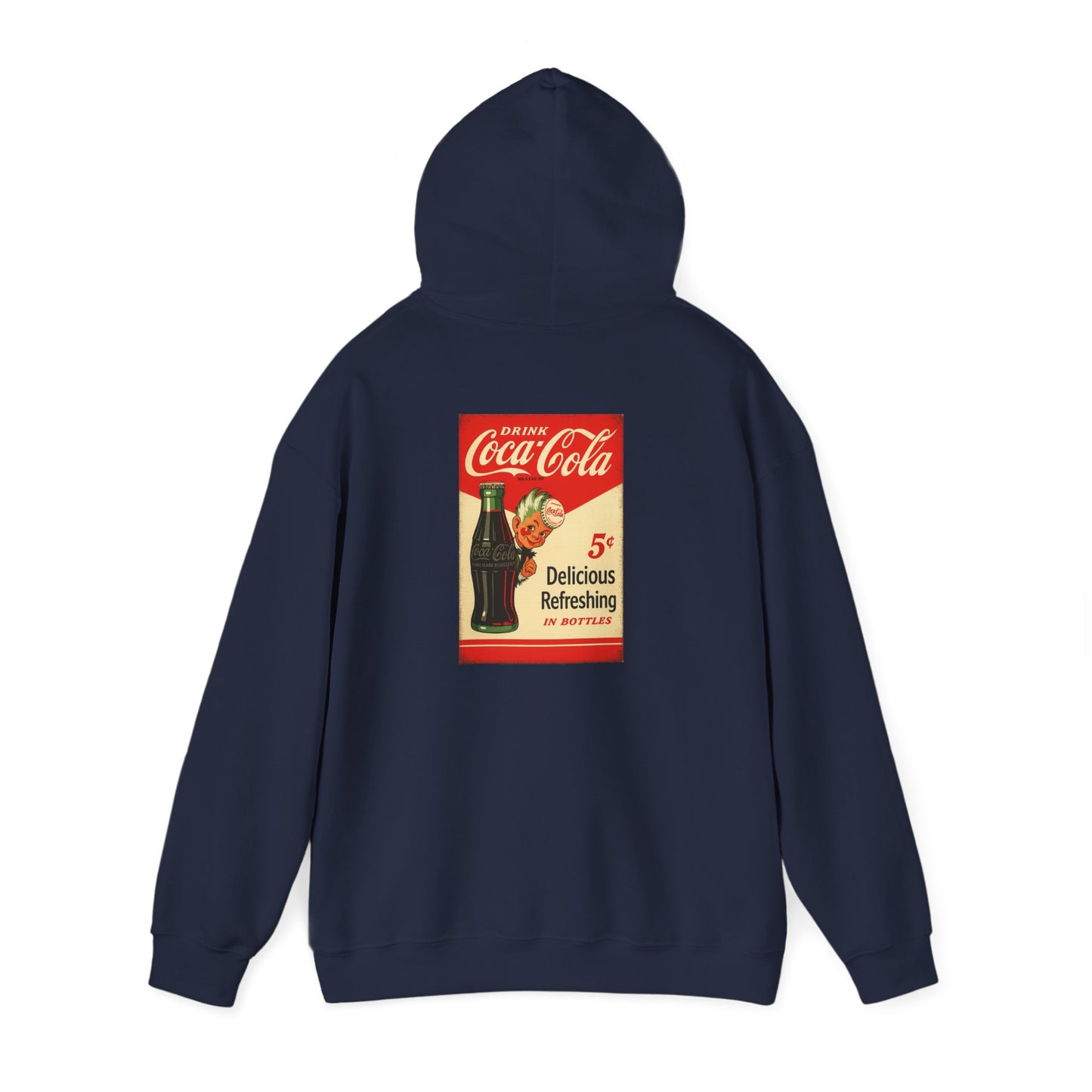 Vintage Coca-Cola Hoodie, Retro Sweatshirt Gift, Unisex Casual Wear, Perfect for Nostalgia Lovers, Ideal for Everyday Use
