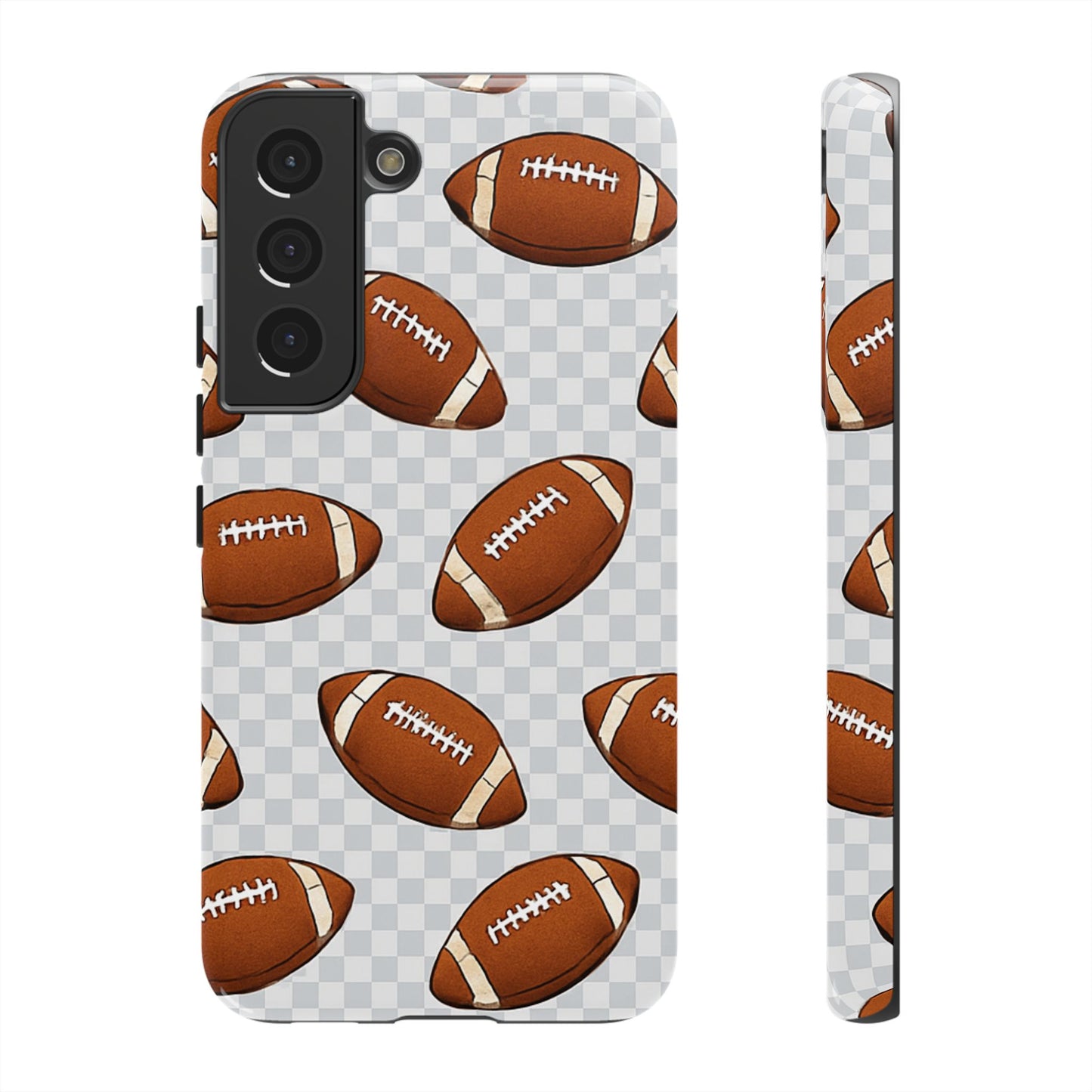 Football Phone Case, Tough Cases for Sports Fans, Unique Gift for Football Lovers, Protective Decor, Athletic Accessories