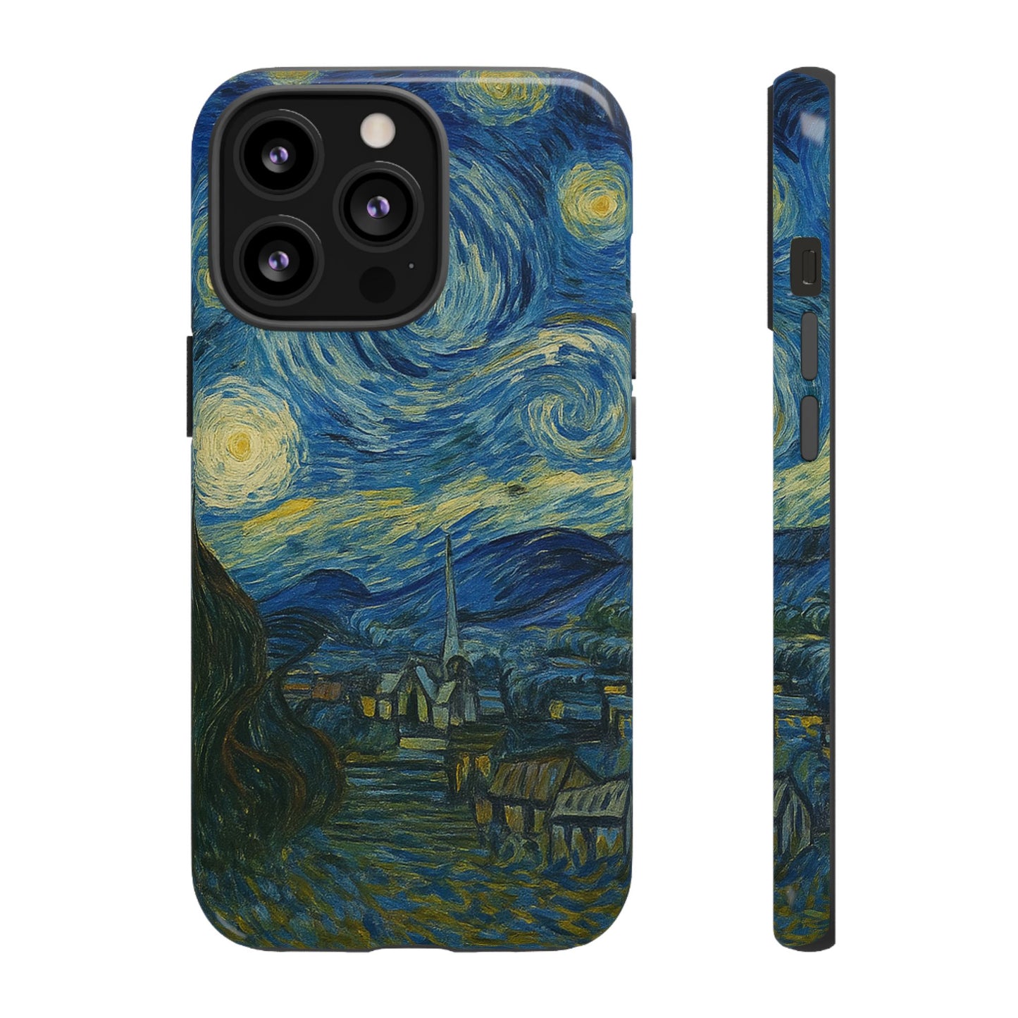 Starry Night Phone Case, Artistic Cell Phone Cover, Gift for Art Lovers, Unique Phone Accessory, Birthday Gift for Him/Her, Tough Cases