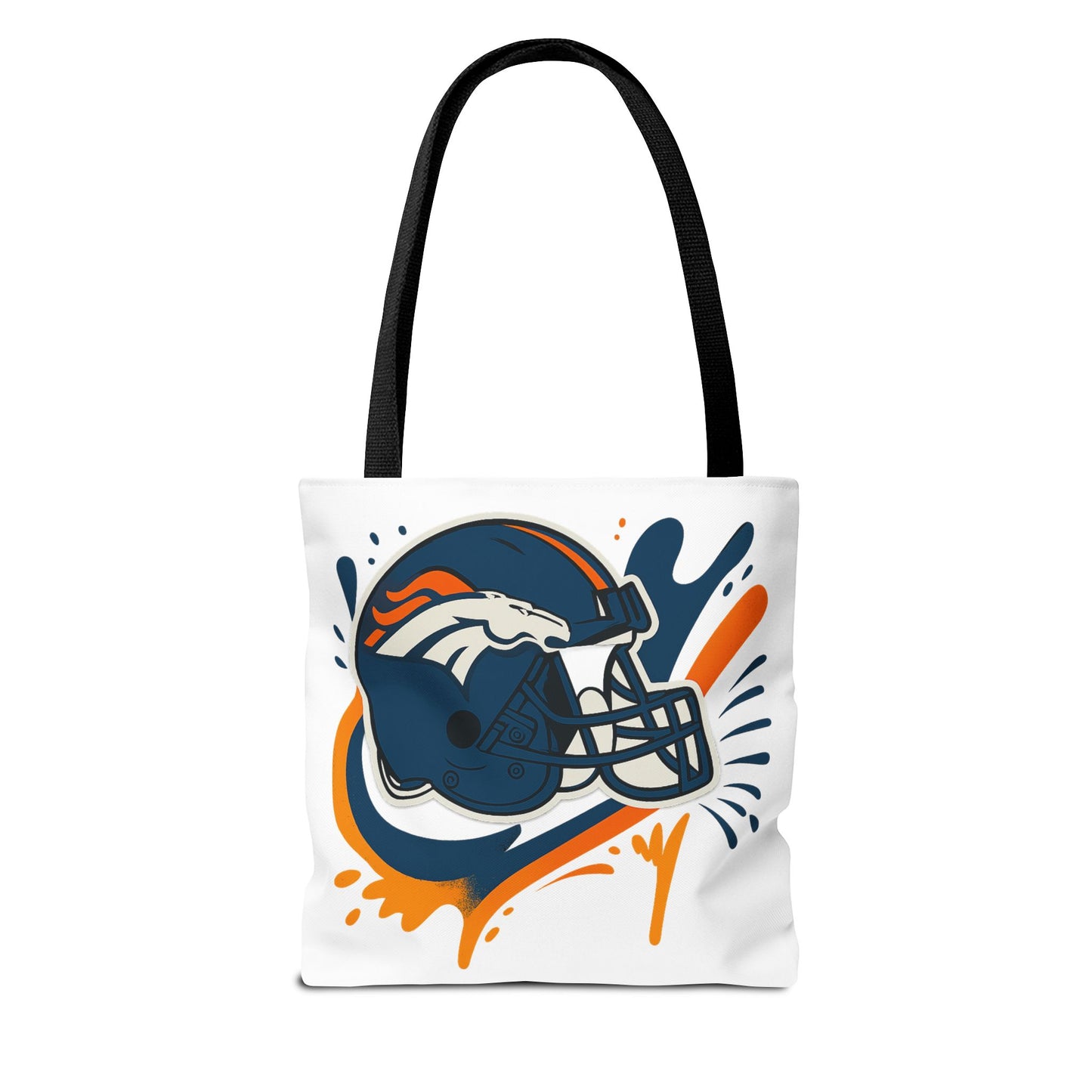 Denver Broncos Sports Tote Bag, Game Day Tote, Football Fan Gift, NFL Accessories, Team Spirit Bag, AOP Design