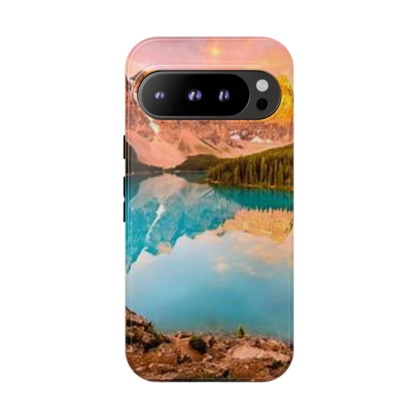 Nature-Inspired Phone Case with Mountain and Lake Design, Aesthetic Tough Cases for Outdoor Lovers, Phone Protection, Gift for Nature [...]
