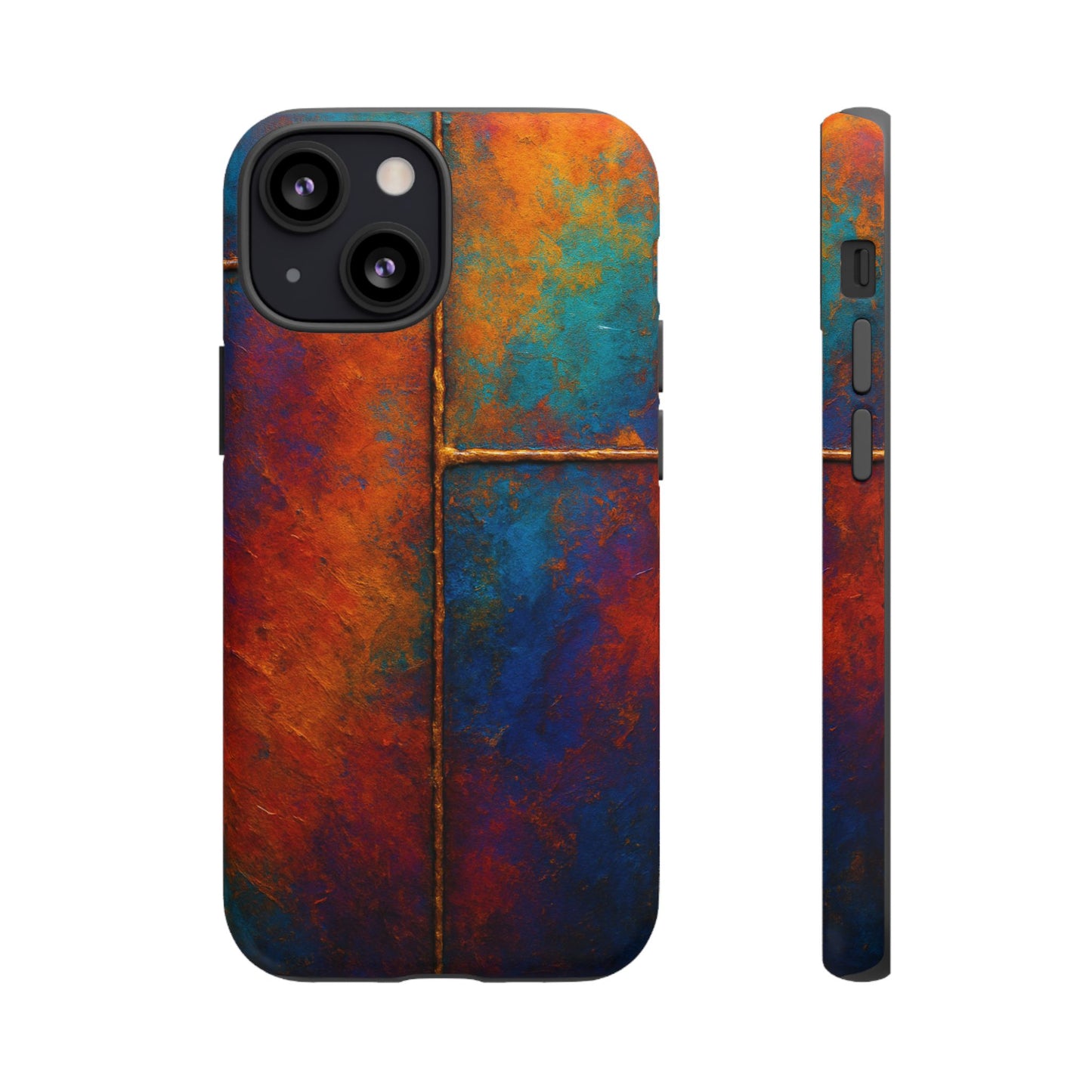 Vibrant Phone Case, Colorful Tough Case Cover, Artistic Phone Protector, Unique Smartphone Accessories, Gift for Tech Lovers