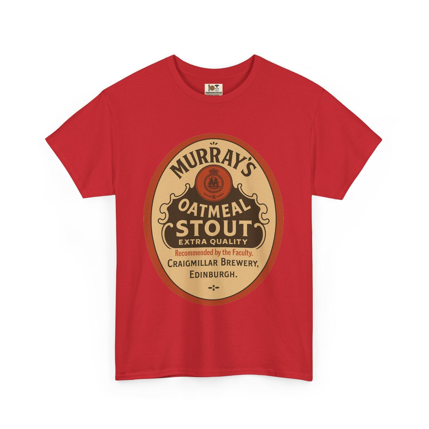 Vintage-Inspired Stout Beer Tee, Perfect for Beer Lovers, Casual Wear, Gifts, Unisex Heavy Cotton Tee with Brewery Design