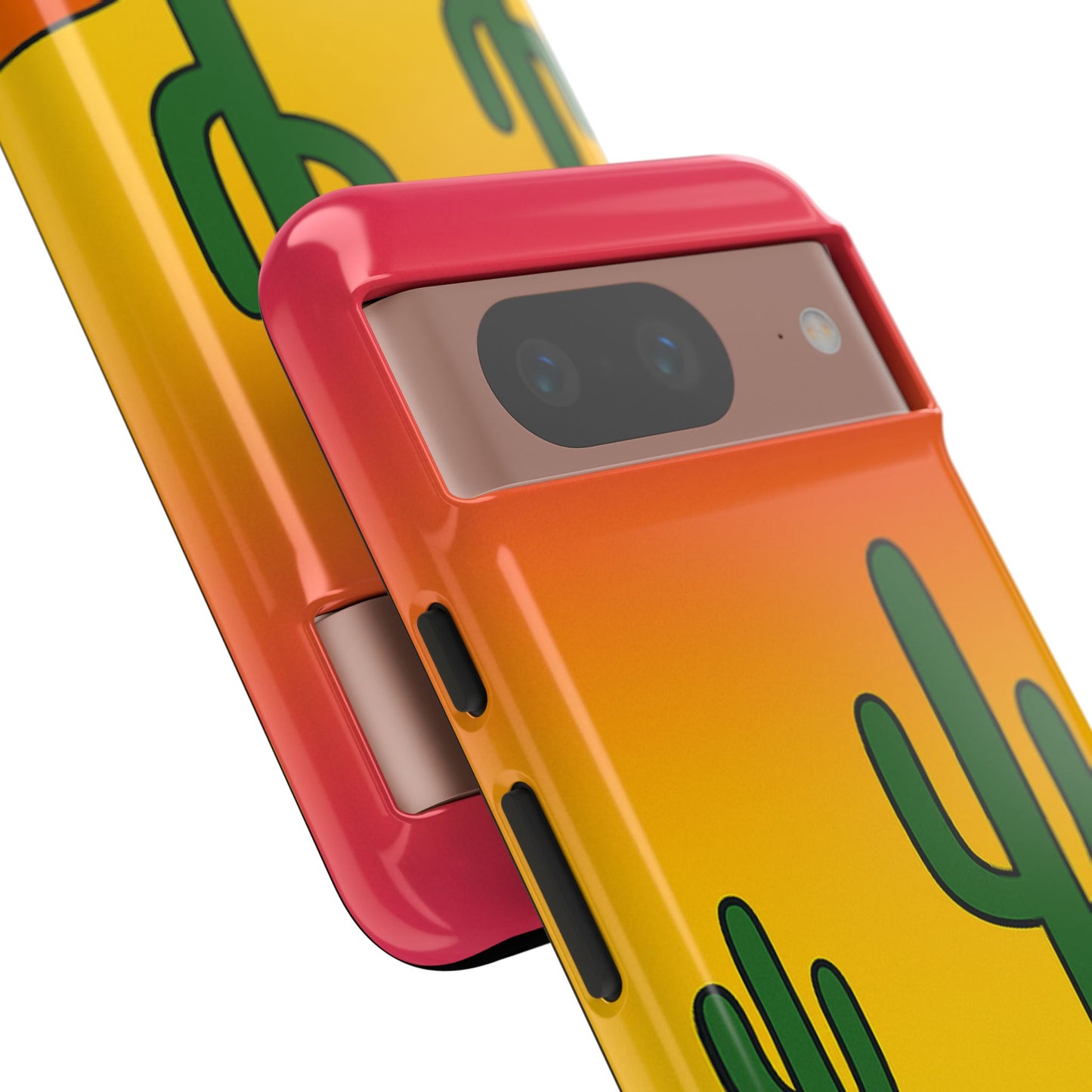 Desert Vibes Phone Case, Tough Cases, Cactus Design, Colorful Phone Cover, Summer Aesthetic, Unique Gift Idea