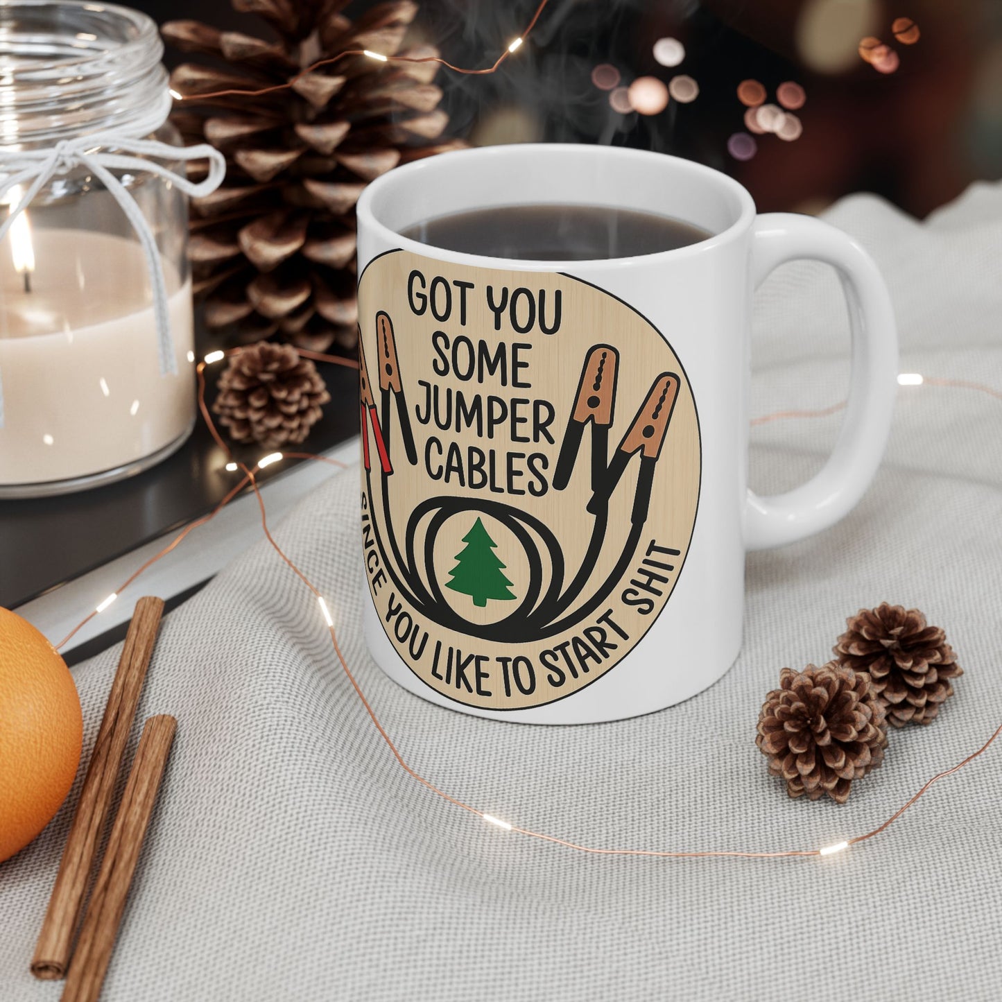 Humorous Ceramic Mug for Car Lovers, Funny Gift for Mechanics, 11oz or 15oz, Birthday, Father's Day, Coffee Cup