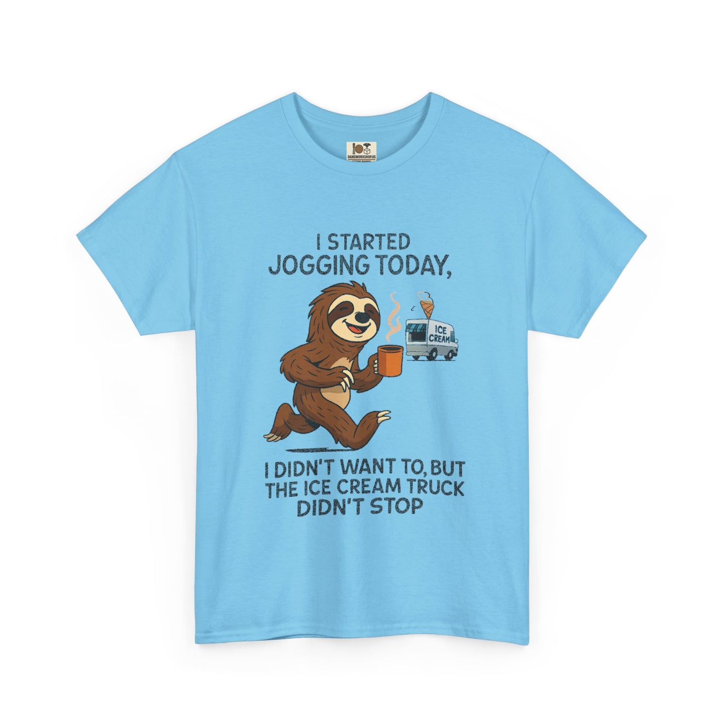 Funny Sloth Jogging T-Shirt | Gift for Exercise Lovers, Animal Humor Tee, Cute Sloth Apparel, Birthday Gift, Casual Wear