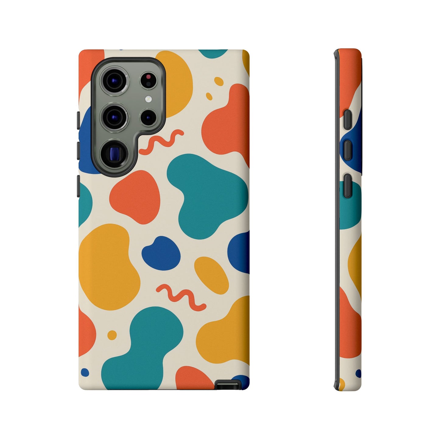 Colorful Phone Case with Abstract Design, Stylish Phone Cover, Trendy Tech Accessory for Her, Unique Gift Idea, Fun Patterned Case