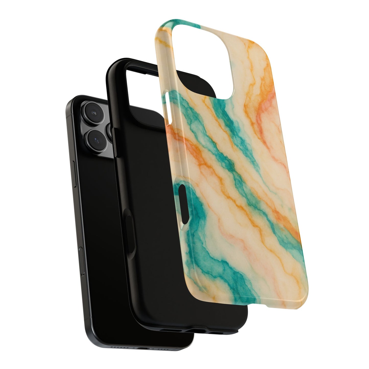 Stylish Phone Case - Tough Cases with Abstract Marble Design, Trendy Accessory, Gift for Her, Protective Case, Unique Phone Cover