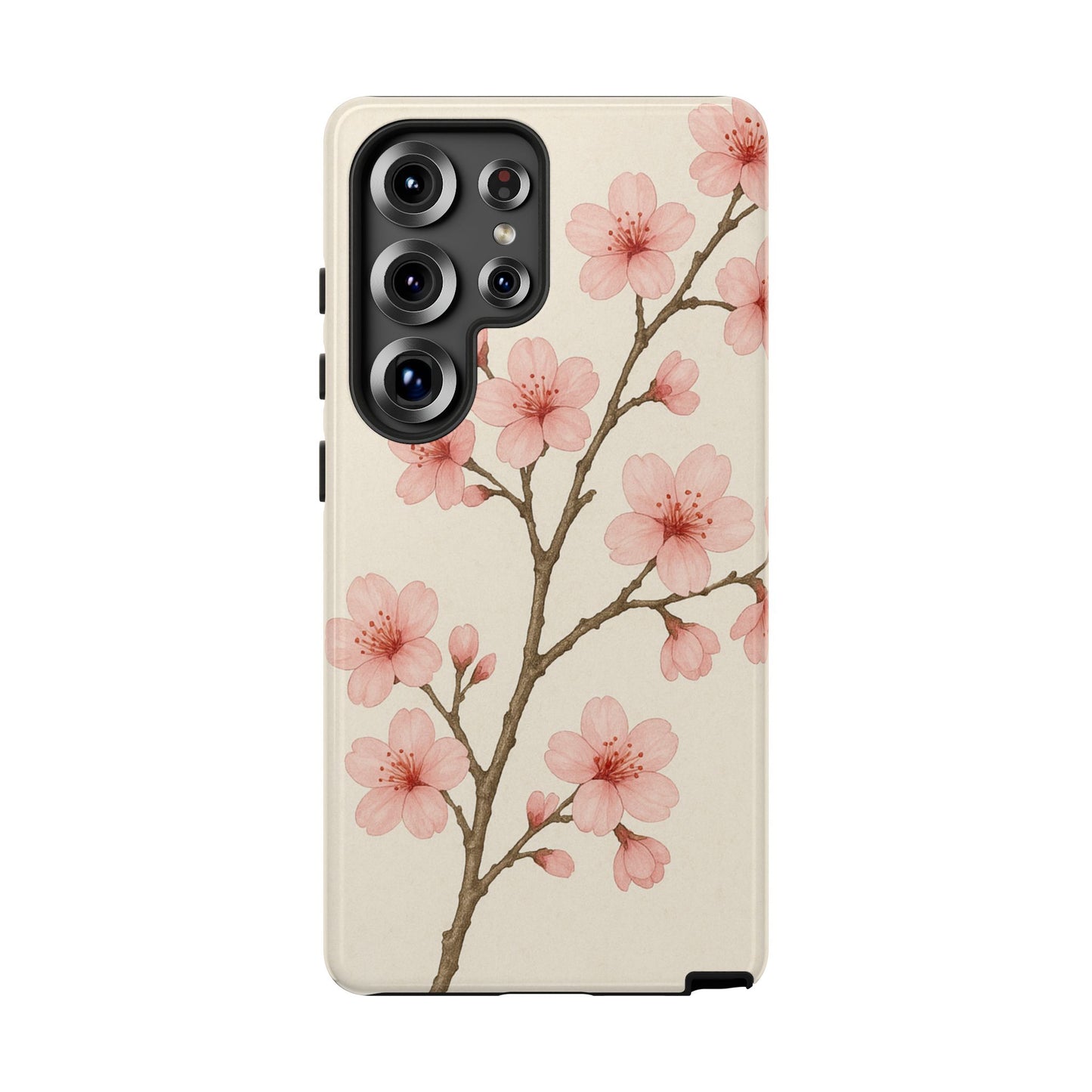 Cherry Blossom Phone Case, Floral Phone Cover, Tough Case for Gifts, Spring Decor, Cute Tech Accessories, Nature Lover's Gift