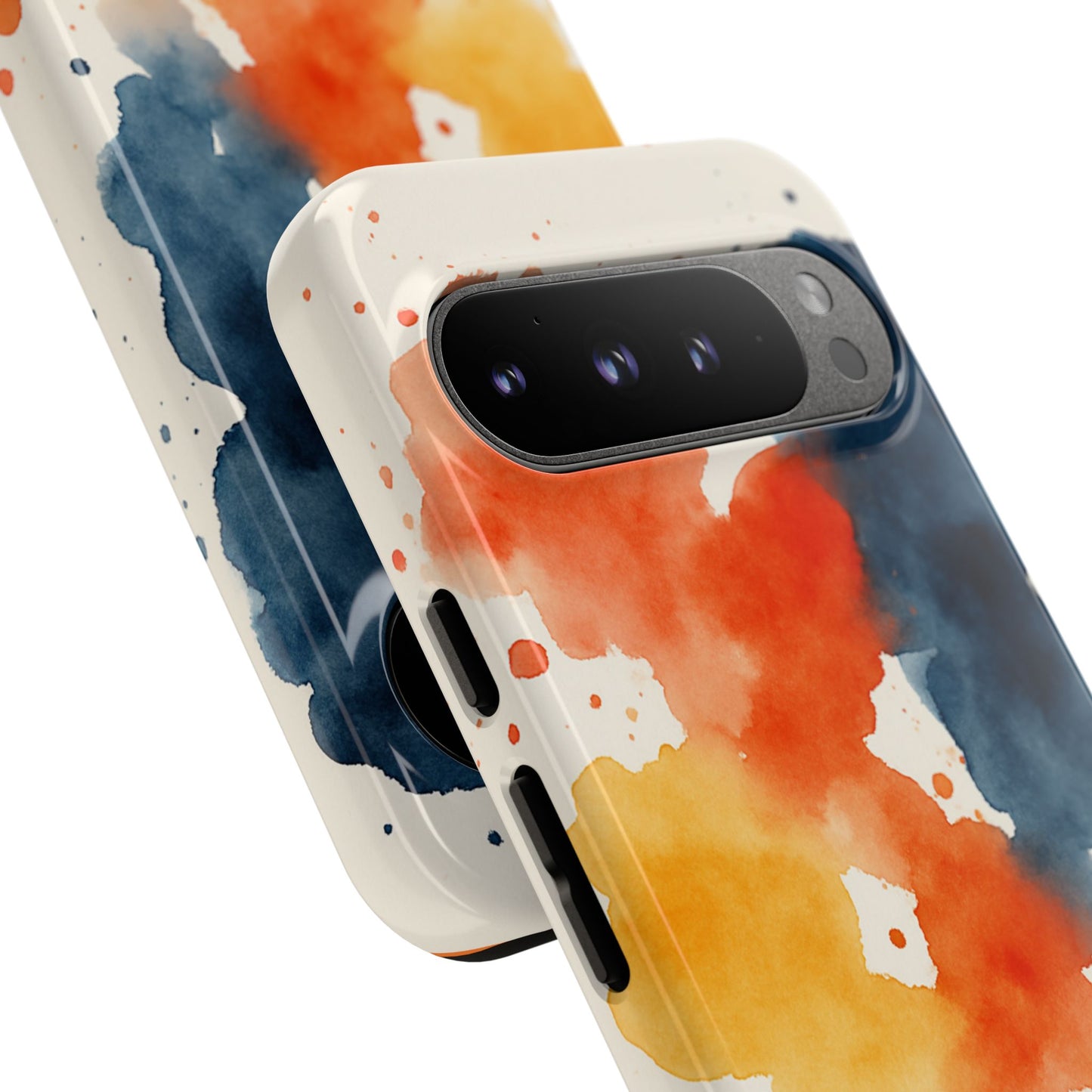 Watercolor Phone Case - Abstract Design, Tough Cases for Men & Women, Stylish Gift, Artistic Accessory for All Occasions