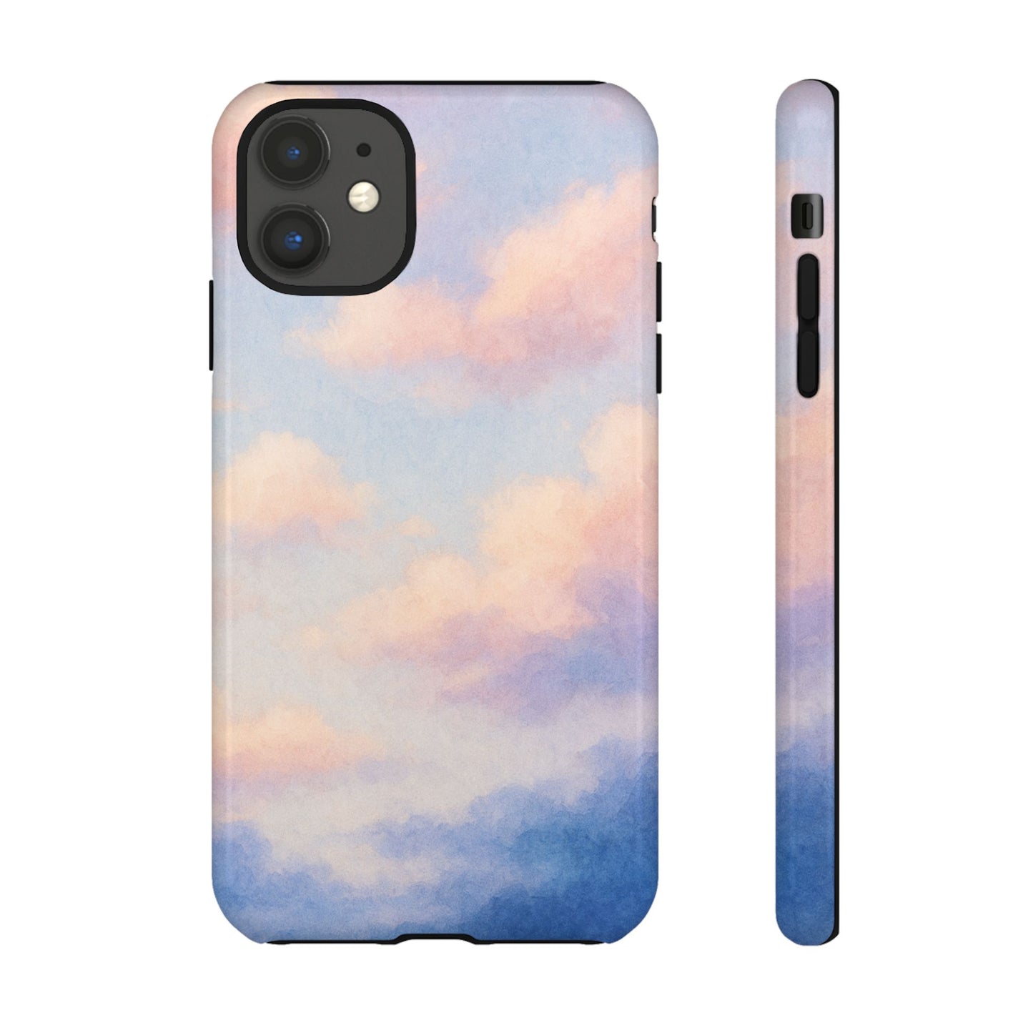 Sky Blue Cloud Phone Case, Tough Phone Cover, Aesthetic Cell Phone Accessory, Gift for Teen, Trendy Tech Protection
