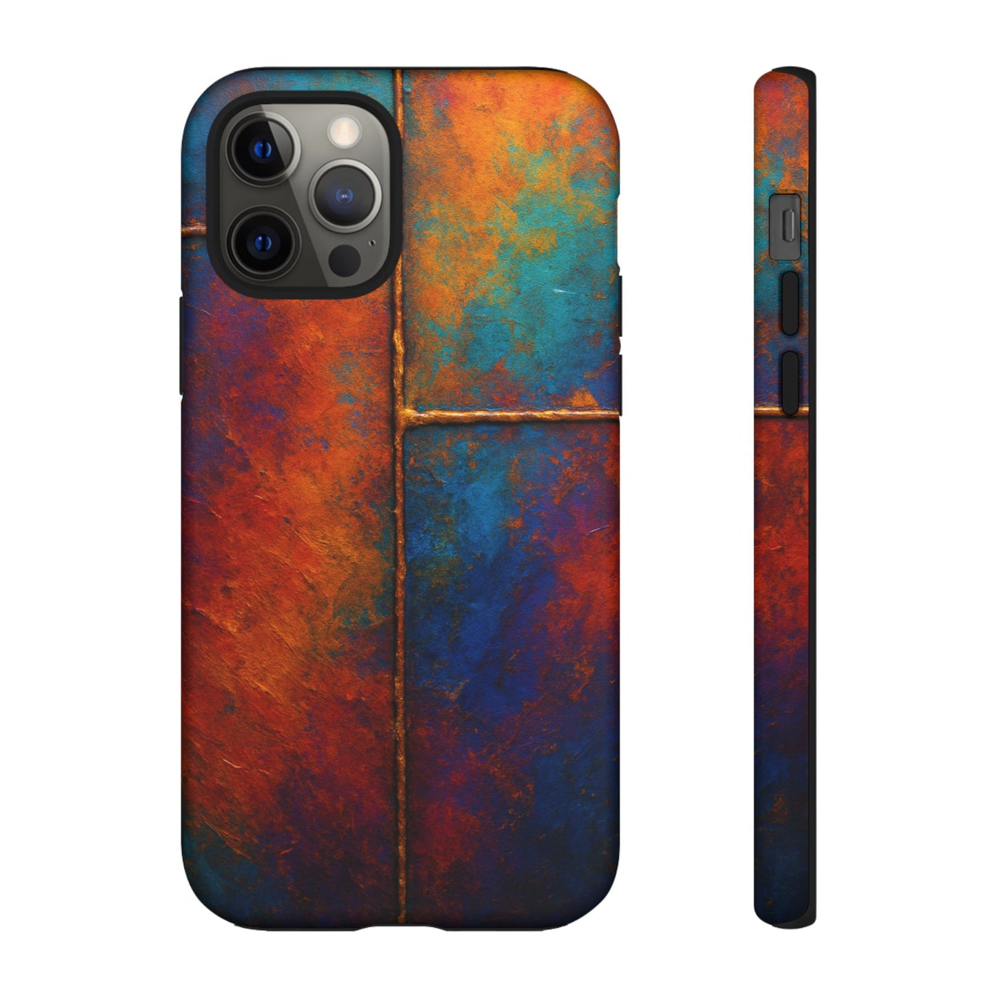 Vibrant Phone Case, Colorful Tough Case Cover, Artistic Phone Protector, Unique Smartphone Accessories, Gift for Tech Lovers