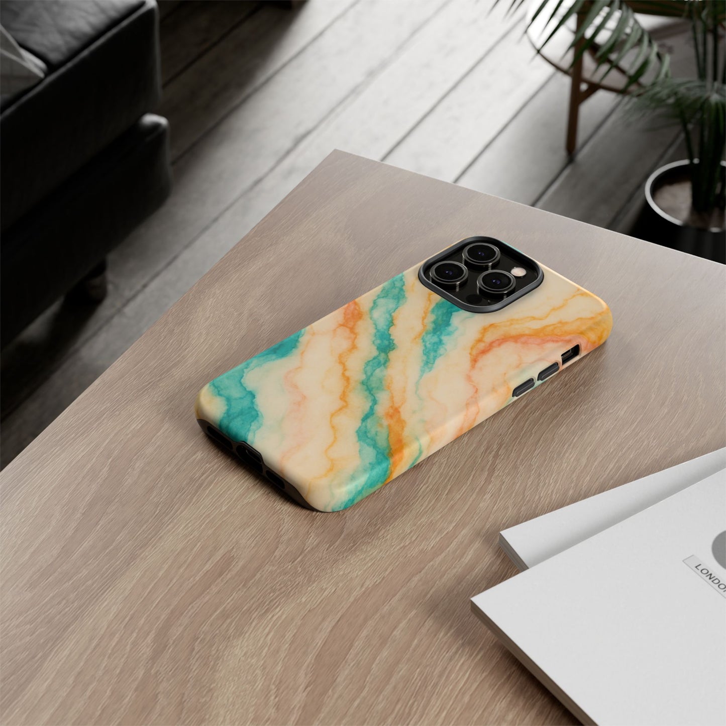 Stylish Phone Case - Tough Cases with Abstract Marble Design, Trendy Accessory, Gift for Her, Protective Case, Unique Phone Cover