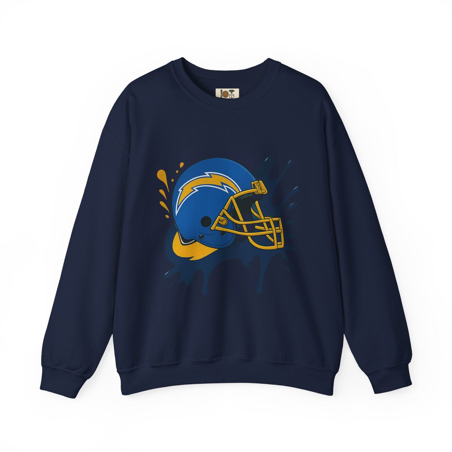 Sporty Splash Crewneck Sweatshirt - Football Lover Gift, Unisex Casual Wear, Game Day Attire, Cozy Sweatshirt, Fall Fashion
