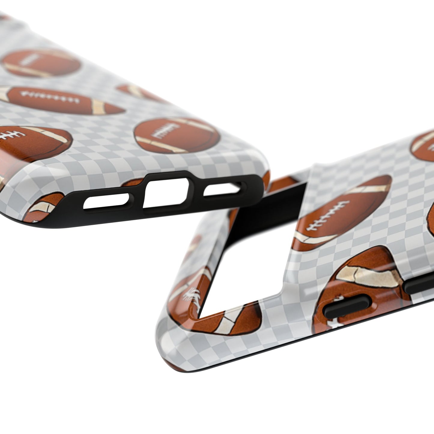 Football Phone Case, Tough Cases for Sports Fans, Unique Gift for Football Lovers, Protective Decor, Athletic Accessories
