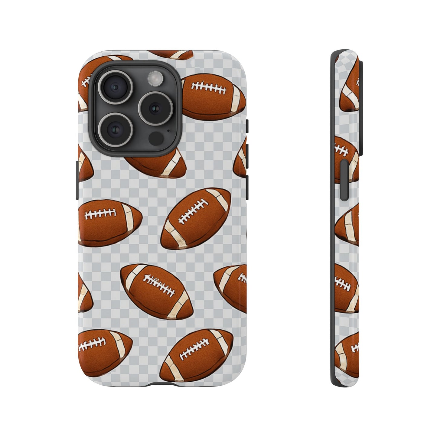 Football Phone Case, Tough Cases for Sports Fans, Unique Gift for Football Lovers, Protective Decor, Athletic Accessories
