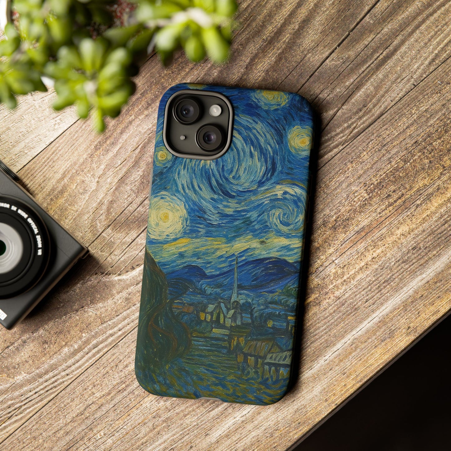 Starry Night Phone Case, Artistic Cell Phone Cover, Gift for Art Lovers, Unique Phone Accessory, Birthday Gift for Him/Her, Tough Cases