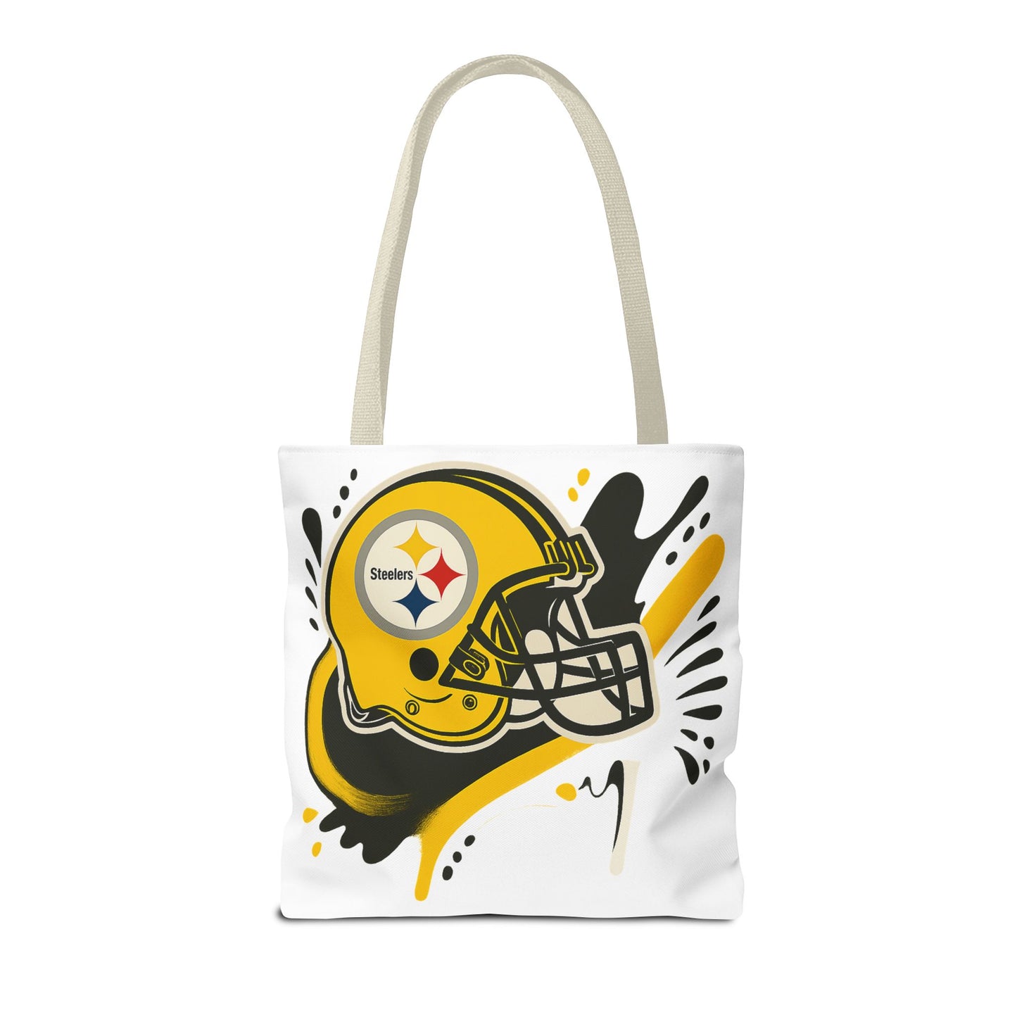 Steelers Inspired Tote Bag, Football Fan Accessory, Game Day Tote, Sports Bag, Personalized Gift for Him