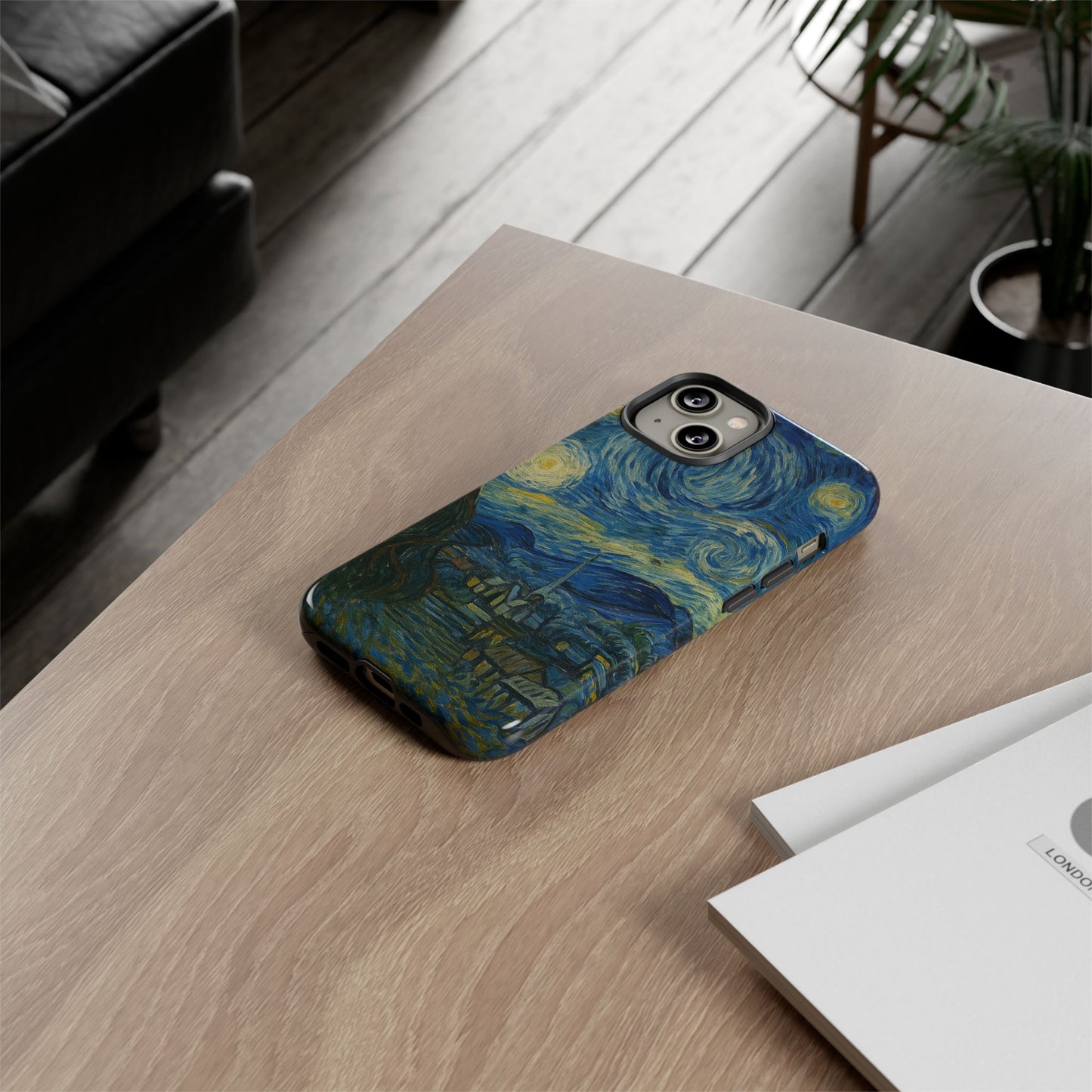 Starry Night Phone Case, Artistic Cell Phone Cover, Gift for Art Lovers, Unique Phone Accessory, Birthday Gift for Him/Her, Tough Cases