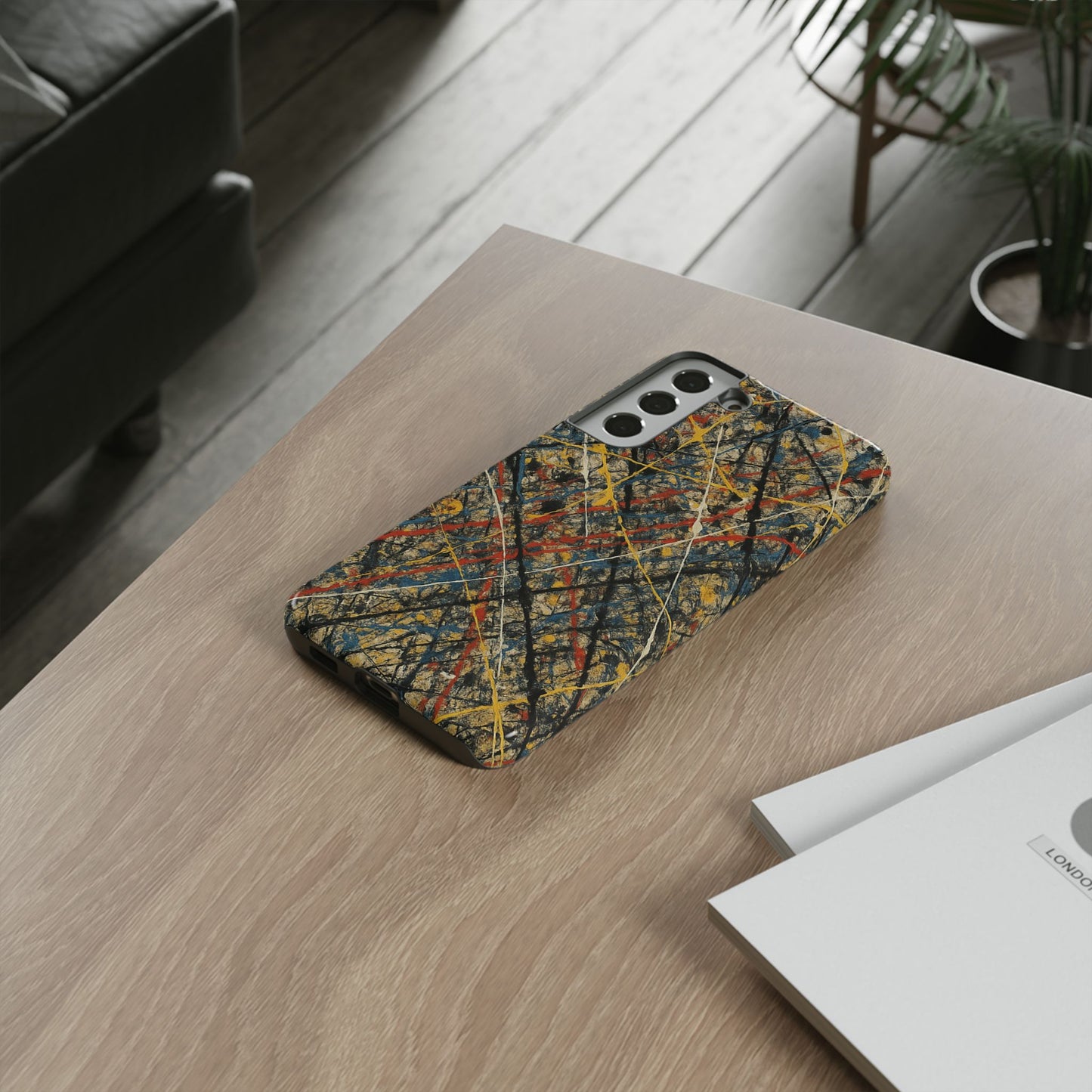 Tough Cases Phone Case - Bold Abstract Design, Stylish Mobile Cover, Unique Gift for Him/Her, Durable Accessory, Trendy Protection