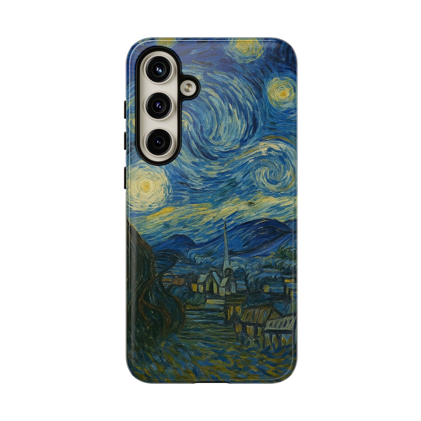 Starry Night Phone Case, Artistic Cell Phone Cover, Gift for Art Lovers, Unique Phone Accessory, Birthday Gift for Him/Her, Tough Cases