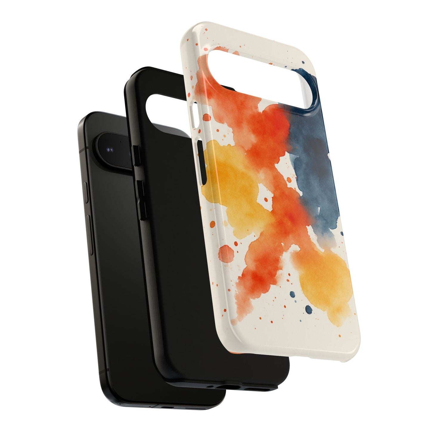 Watercolor Phone Case - Abstract Design, Tough Cases for Men & Women, Stylish Gift, Artistic Accessory for All Occasions